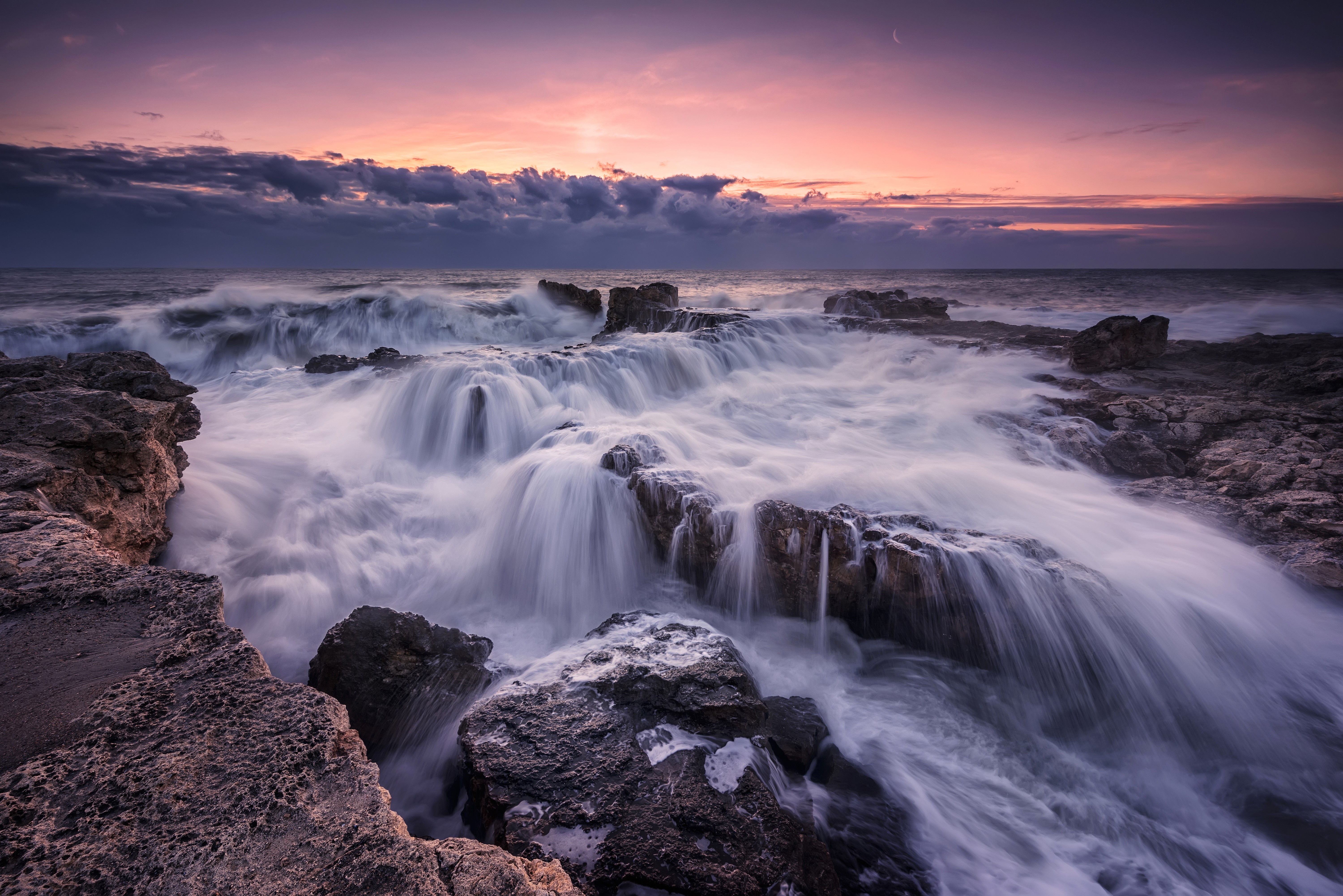 4K Sunset Over Tulenovo Rocky Coast, Bulgaria HD Wallpaper