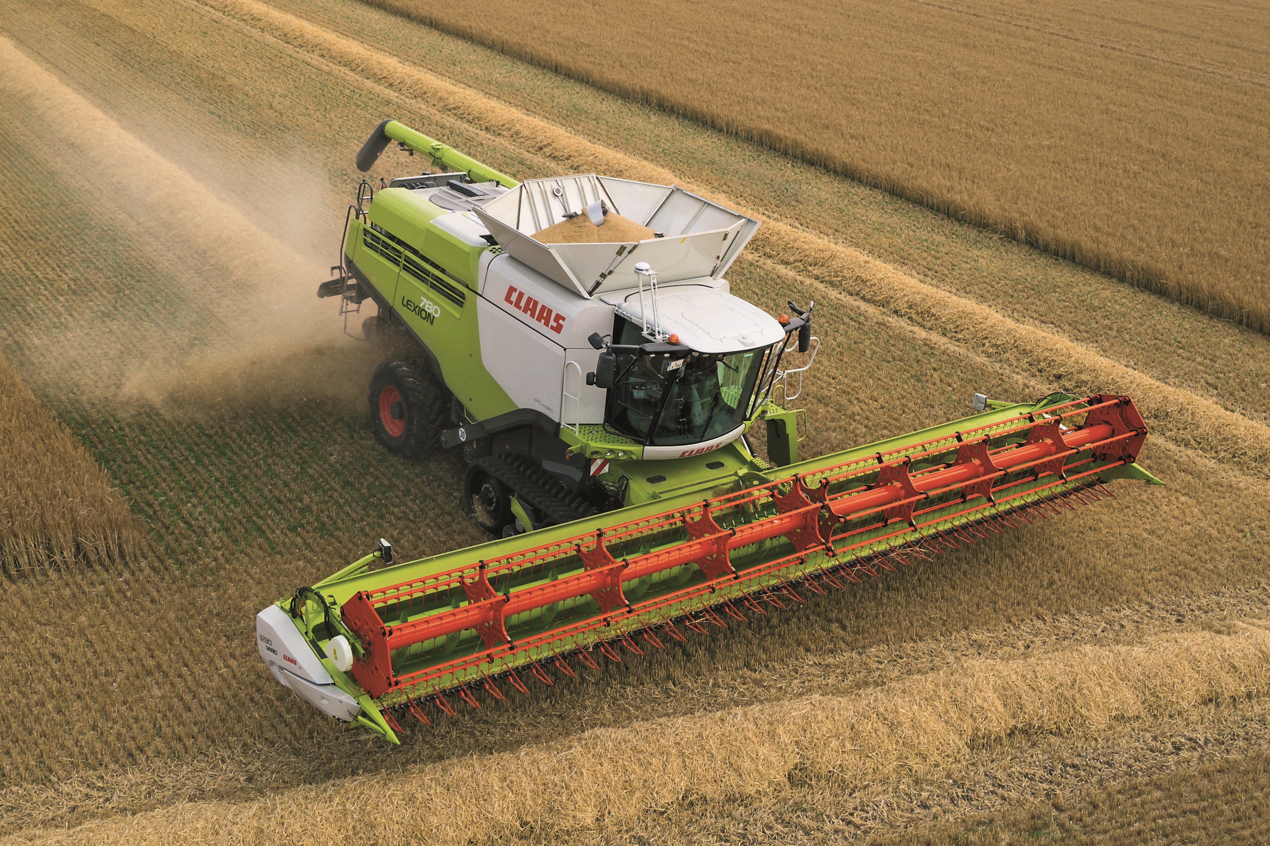 4K 2012-17 Claas Lexion 780 Combine Harvester in Field HD Wallpaper