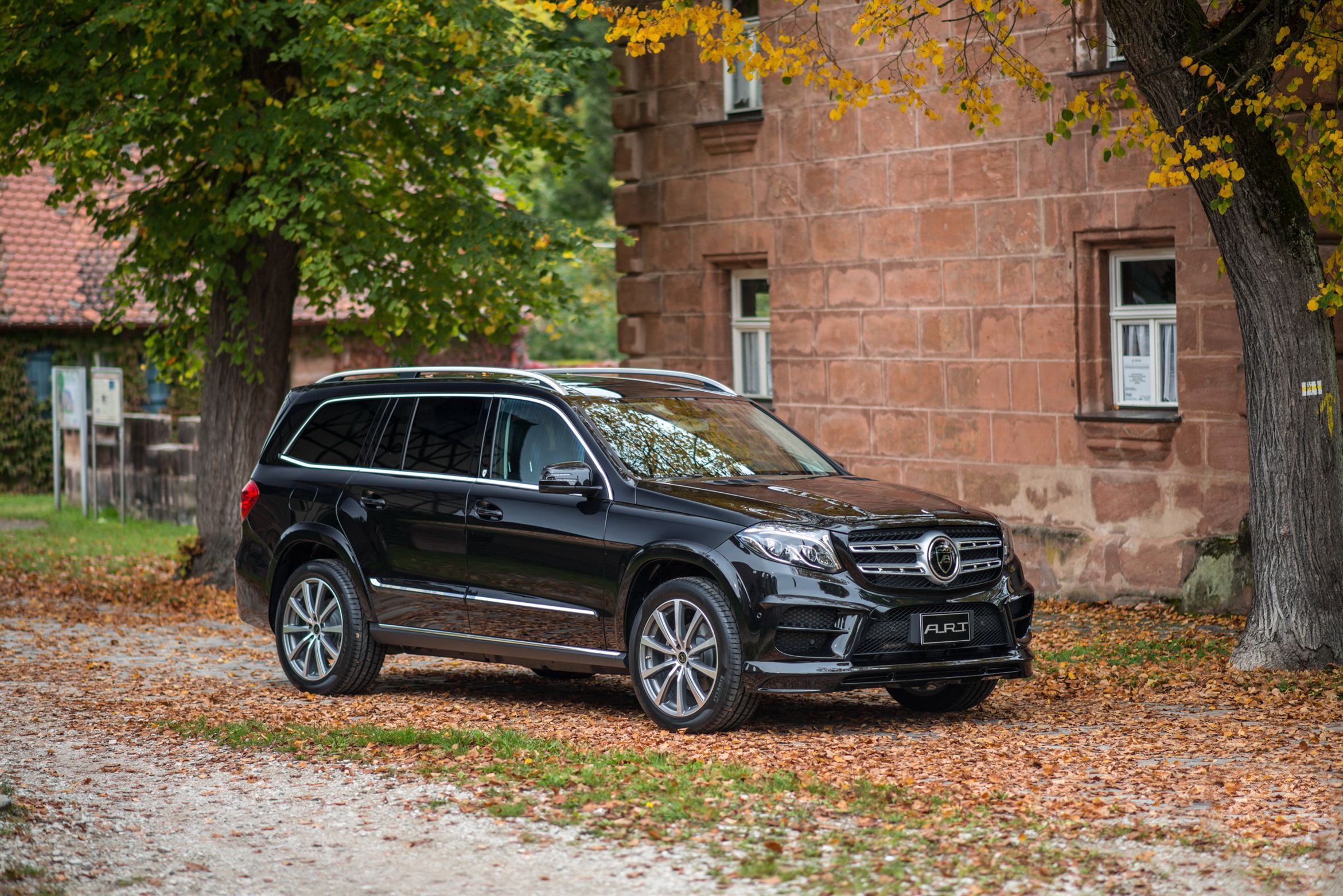 Black 2017-18 ART Mercedes-Benz GLS-Klasse 400GS HD Wallpaper
