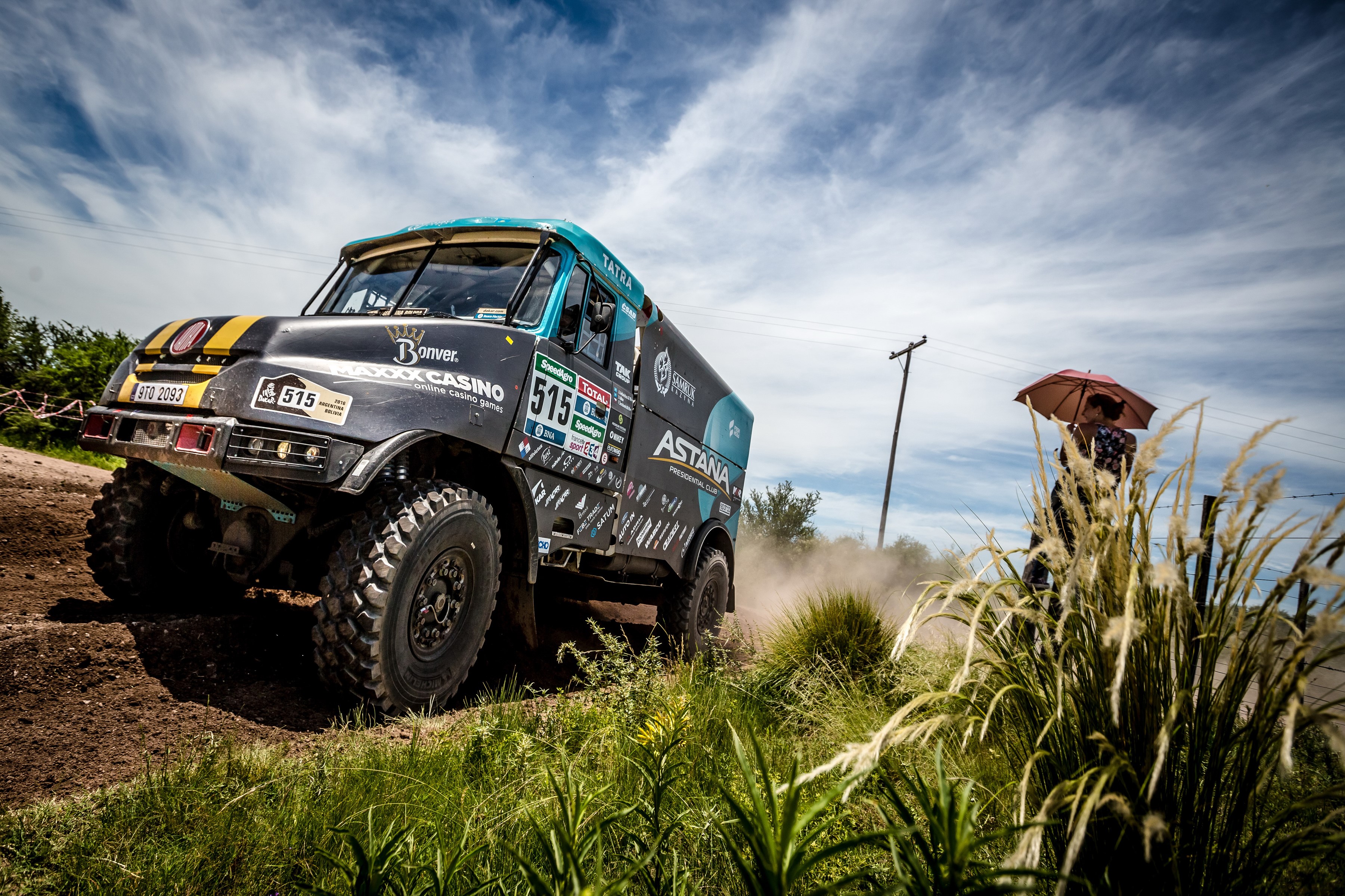 Tatra Jamal Team Bonver Dakar Rally Truck HD Wallpaper