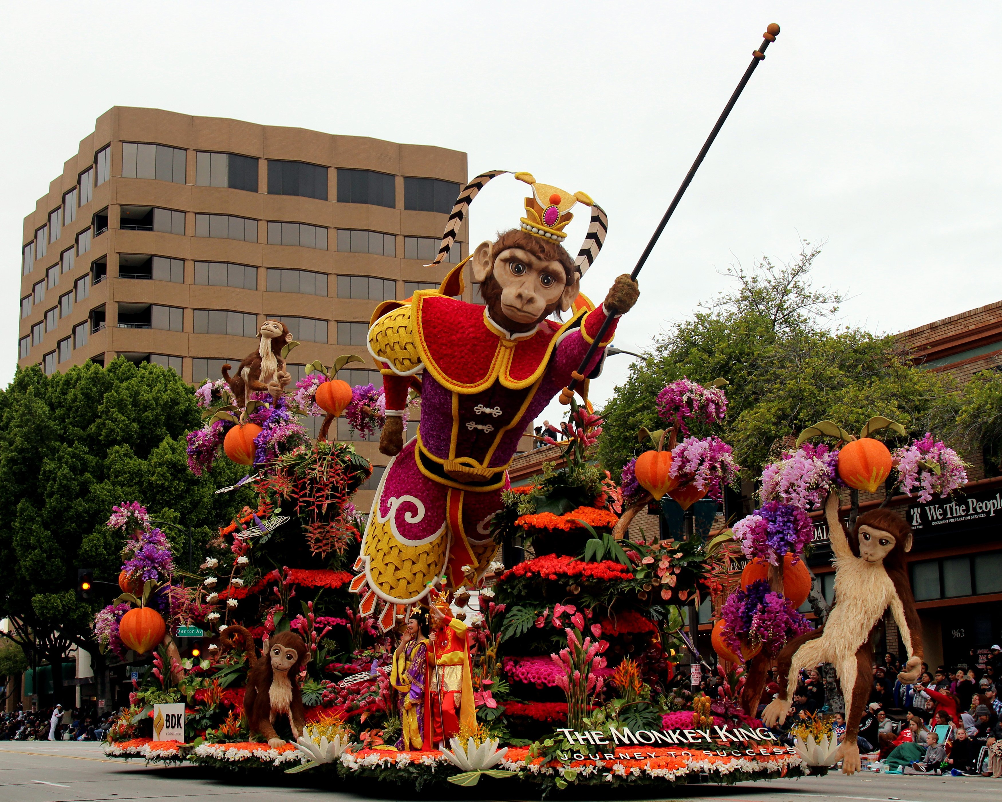 The Monkey King float in Pasadena HD Wallpaper