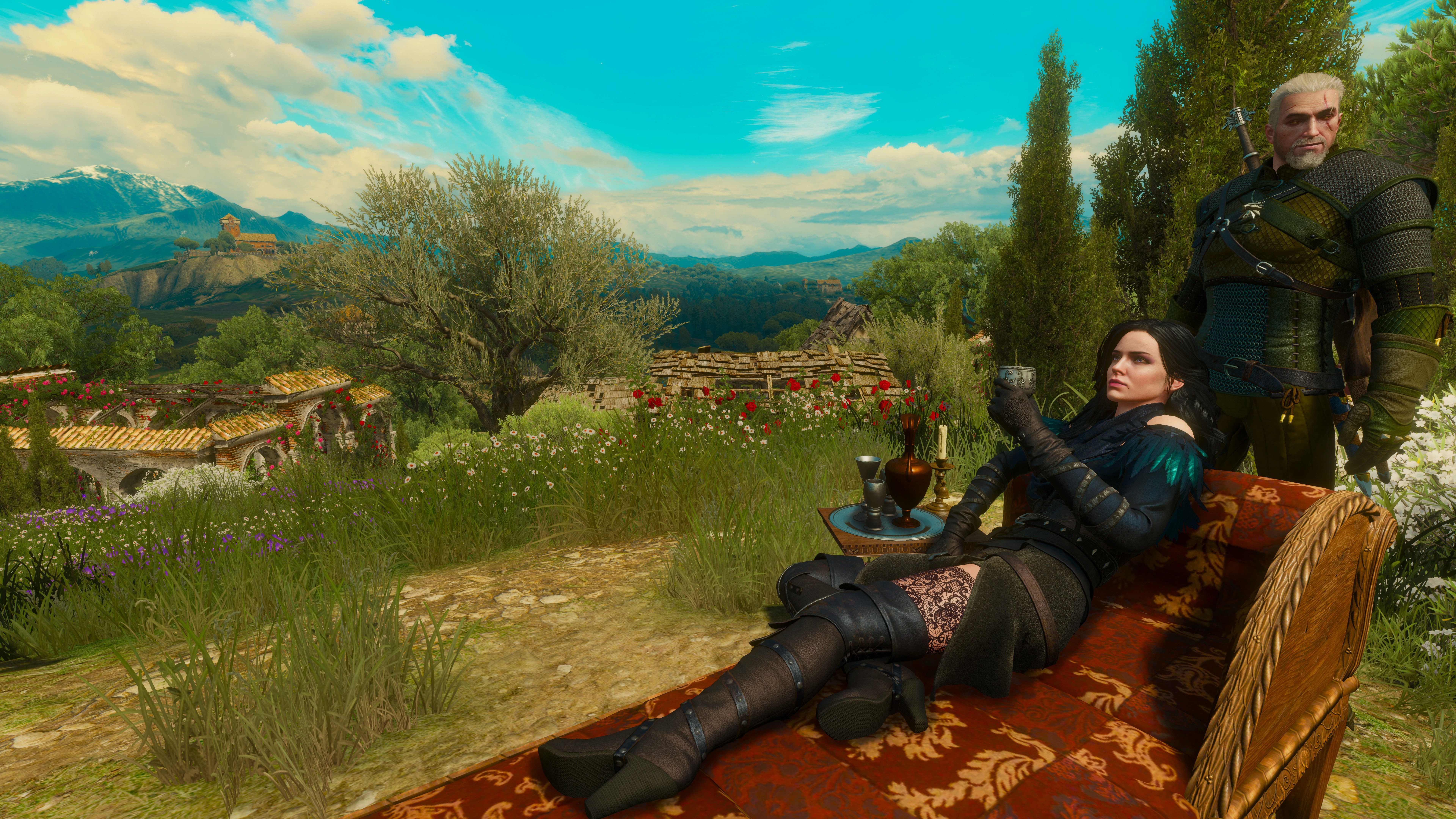 Yennefer and Geralt from The Witcher 3: Wild Hunt HD Wallpaper