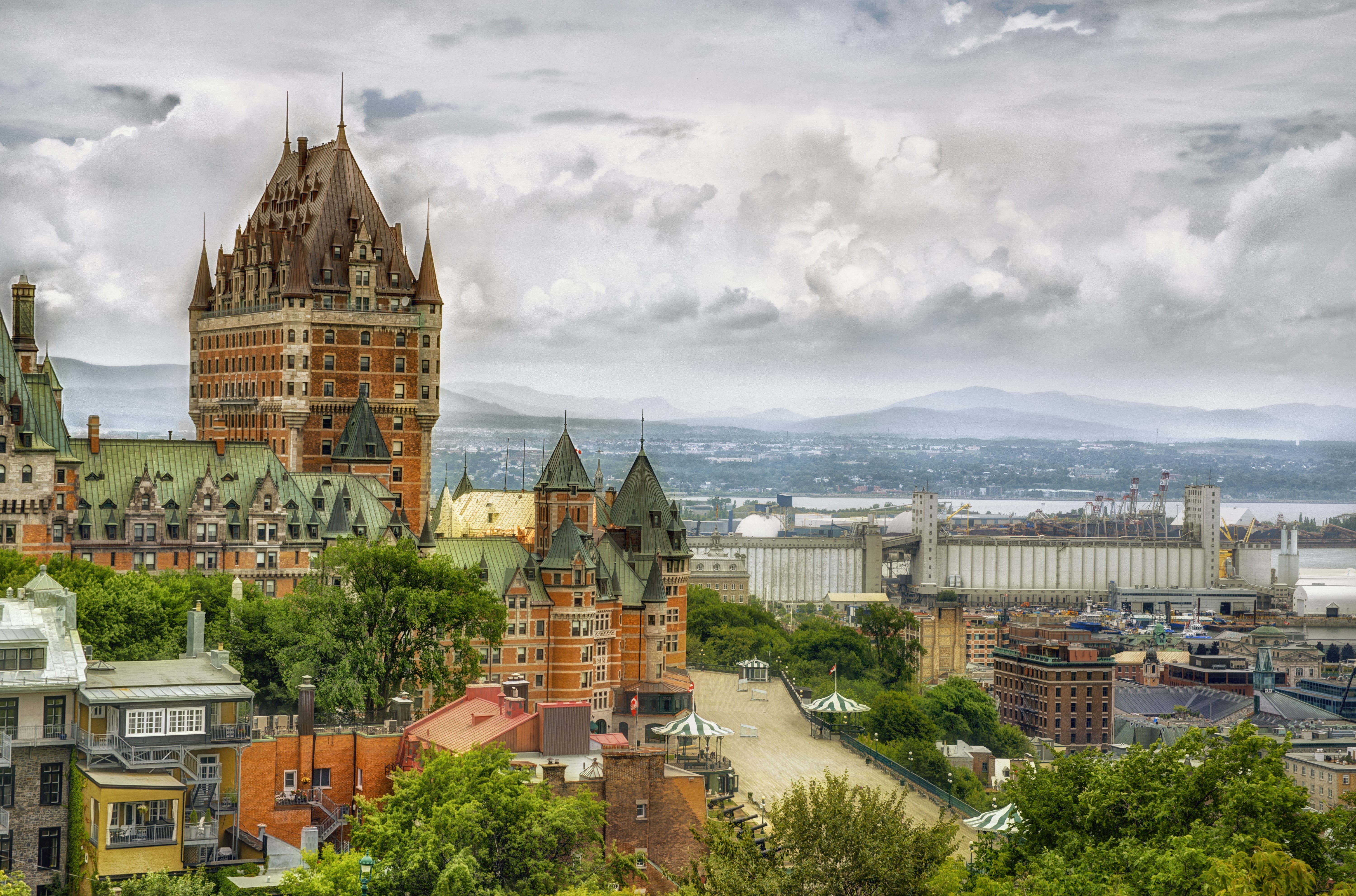 Chateau Frontenac Quebec Canada Castles Houses HD Wallpaper