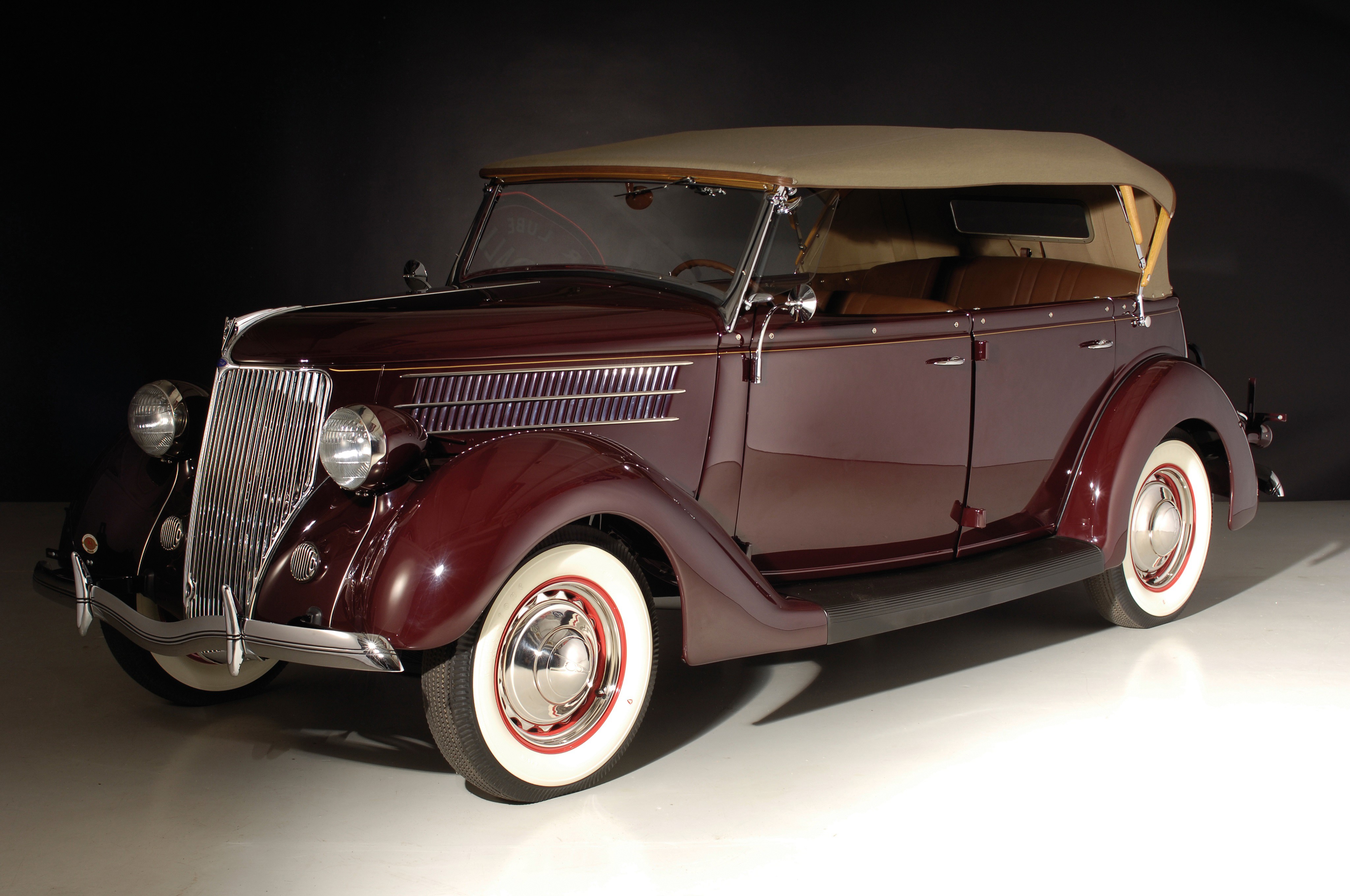 1936 Ford V8 Deluxe Phaeton HD Wallpaper