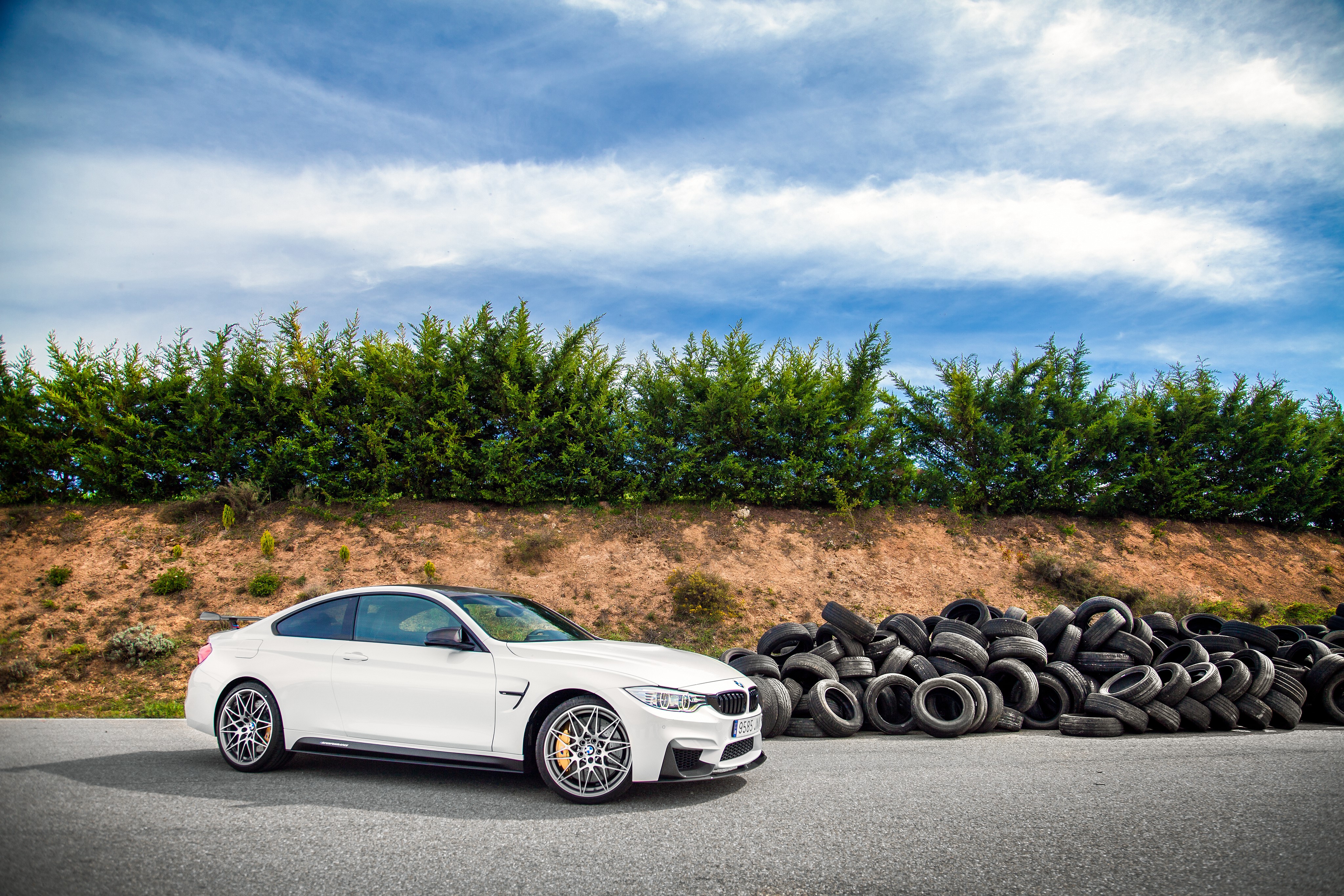 White 2016 BMW M4 Coupe Competition Sport Edition HD Wallpaper