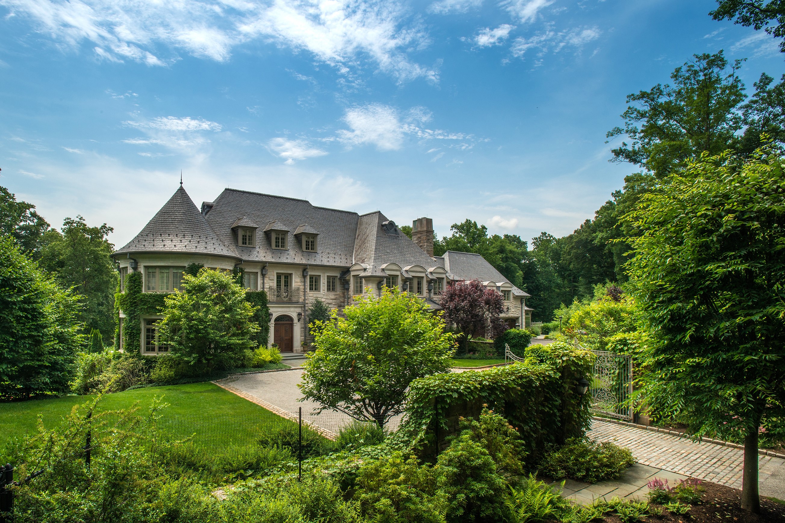 Conyers Farm Mansion in Greenwich, USA HD Wallpaper