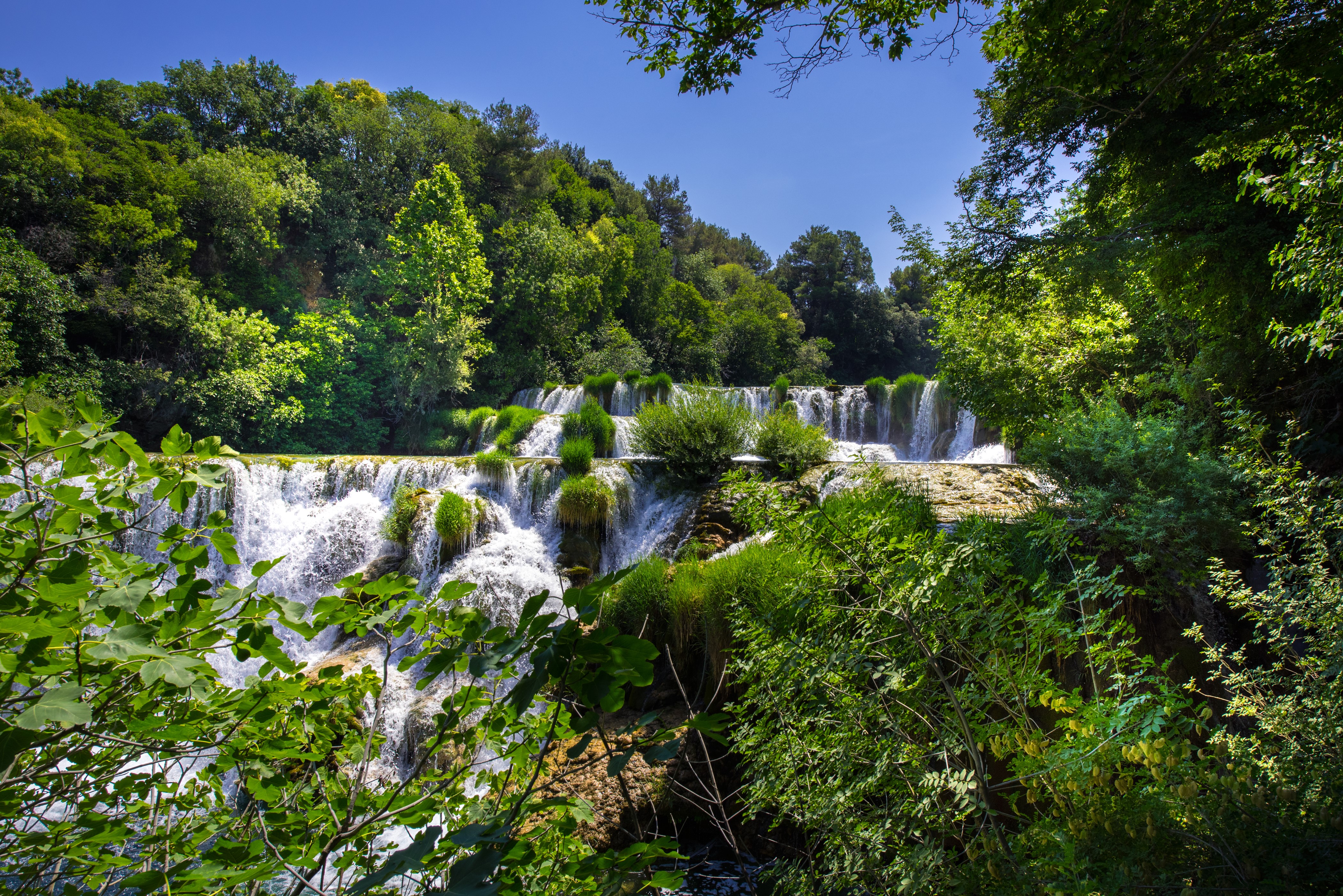 4K Krka National Park Waterfalls in Croatia HD Wallpaper