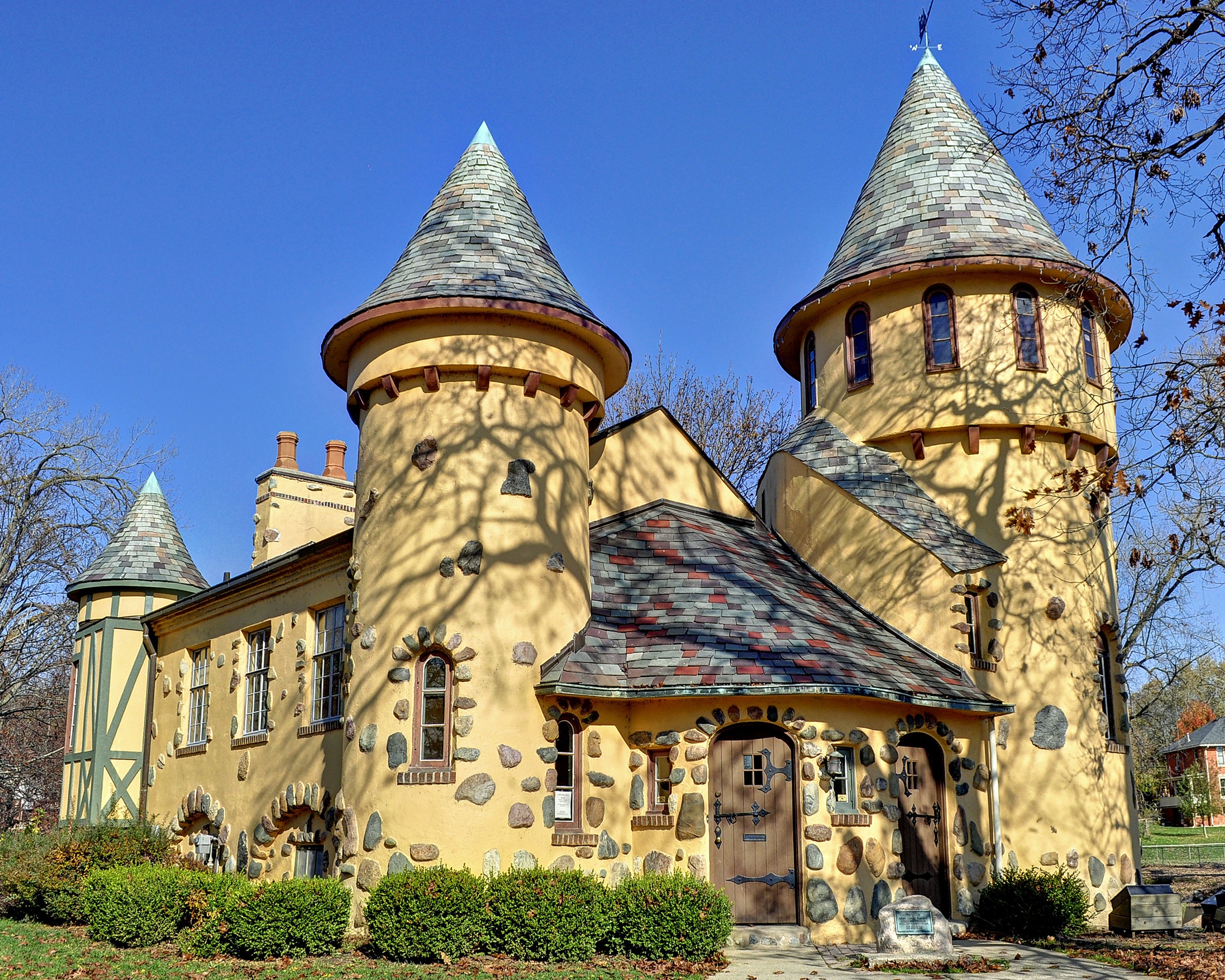 Curwood Castle, Michigan, USA HD Wallpaper