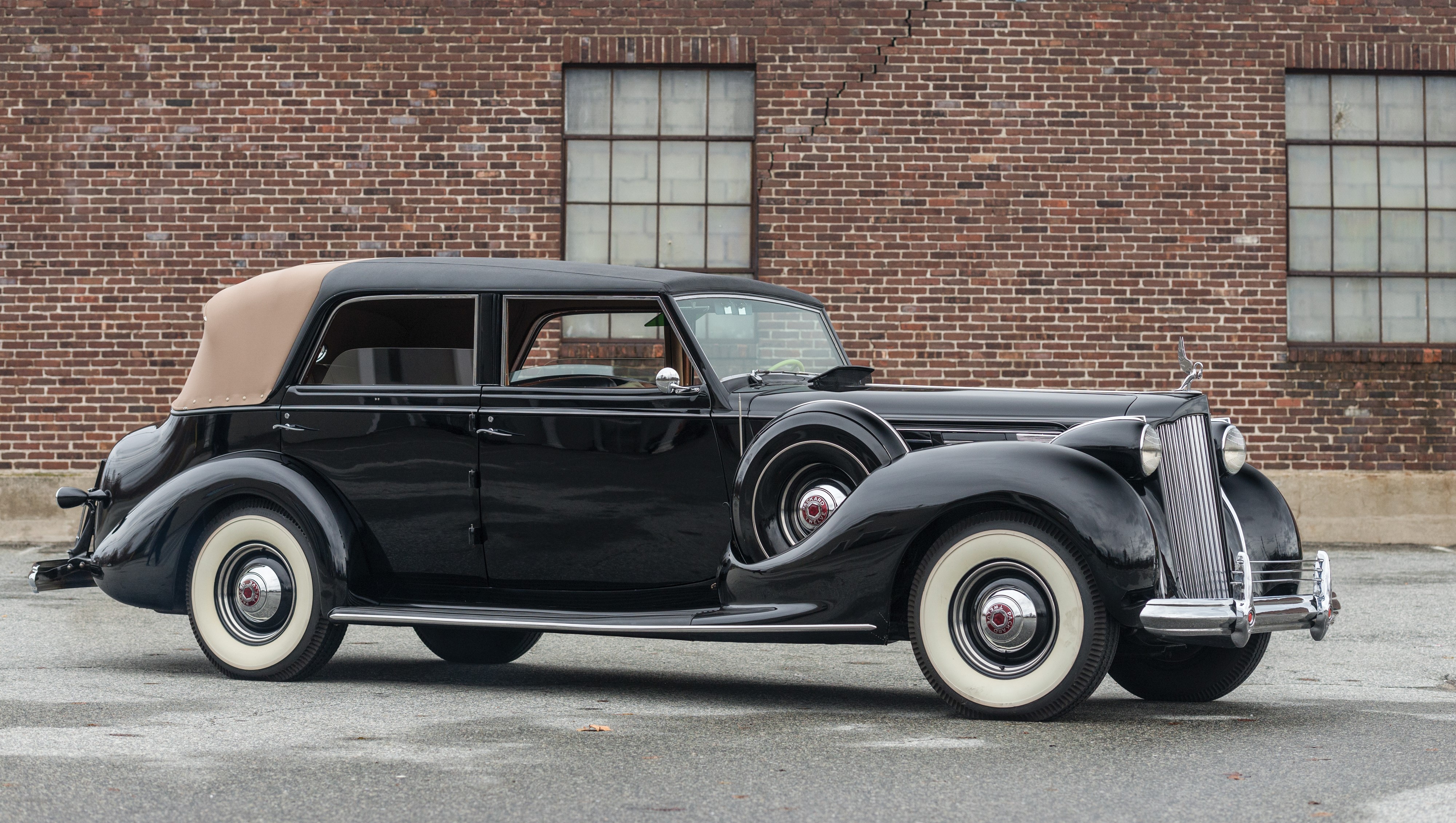 1938 Packard Twelve All-Weather Cabriolet by Rollston HD Wallpaper