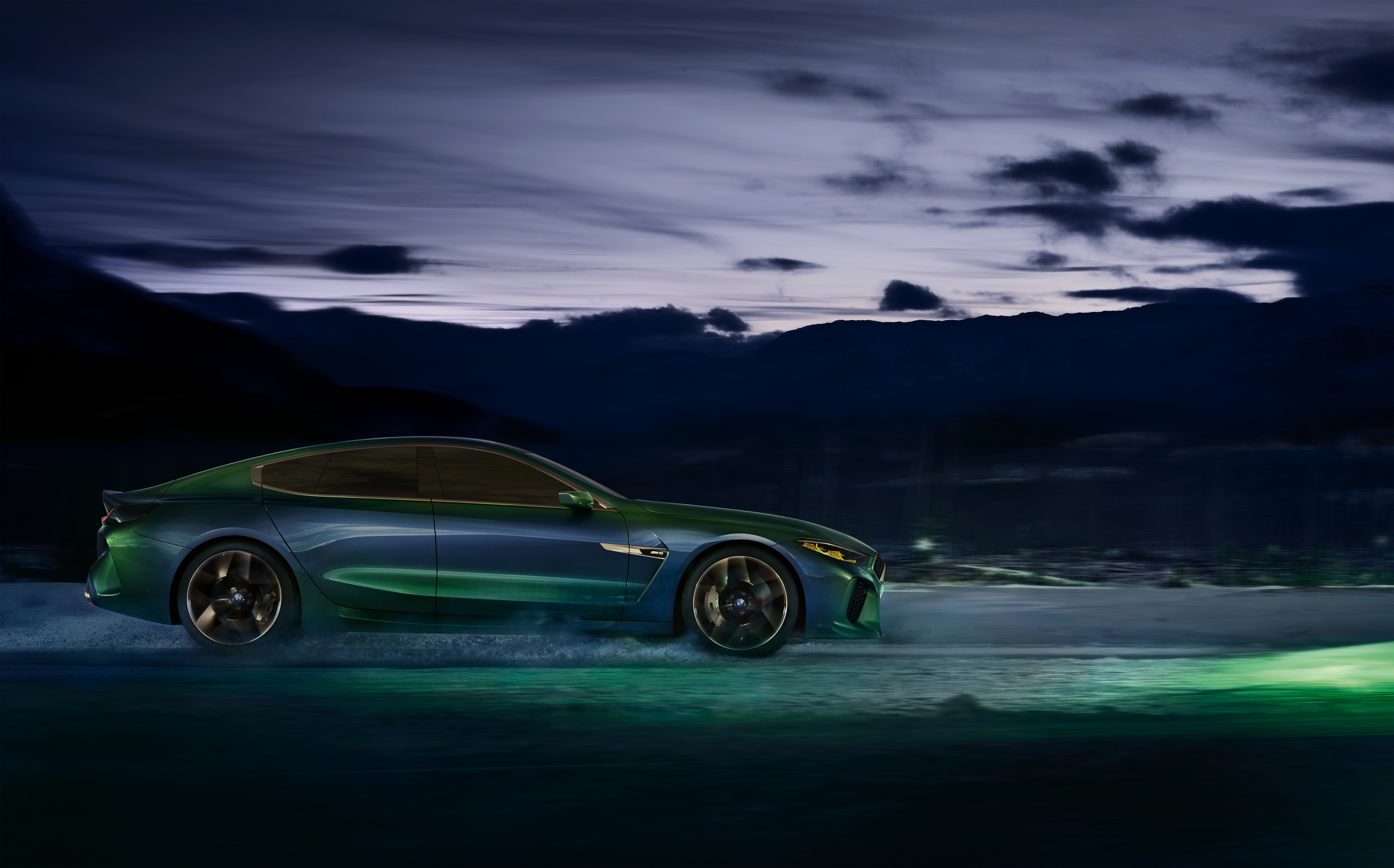 BMW M8 Gran Coupe Concept Car HD Wallpaper