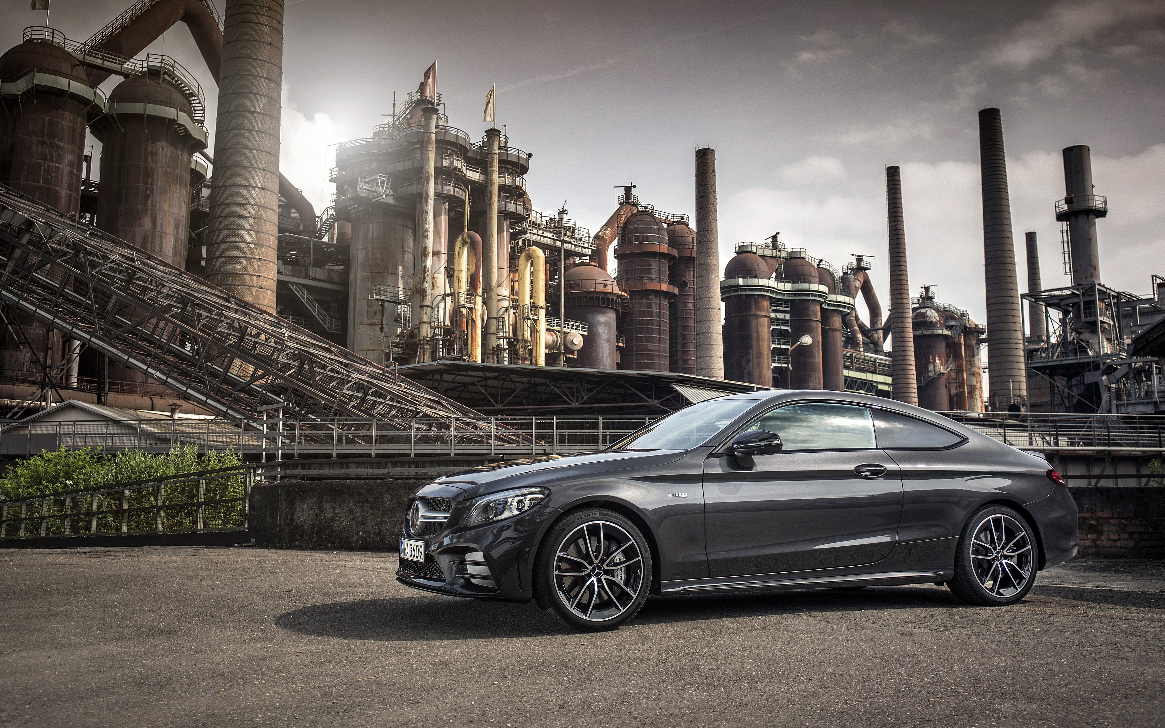 Mercedes-Benz AMG C 43 4MATIC 2018 Coupe HD Wallpaper