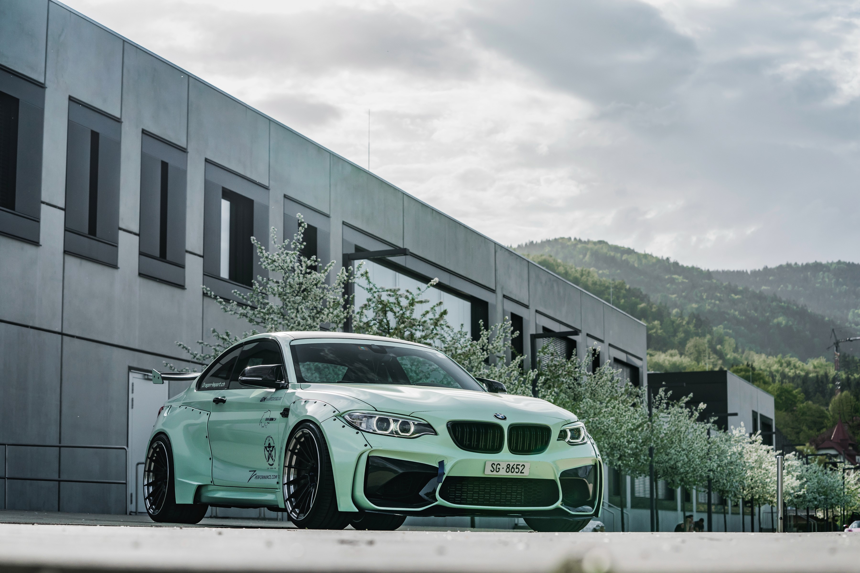 Mint Green BMW M2 by Z-Performance HD Wallpaper