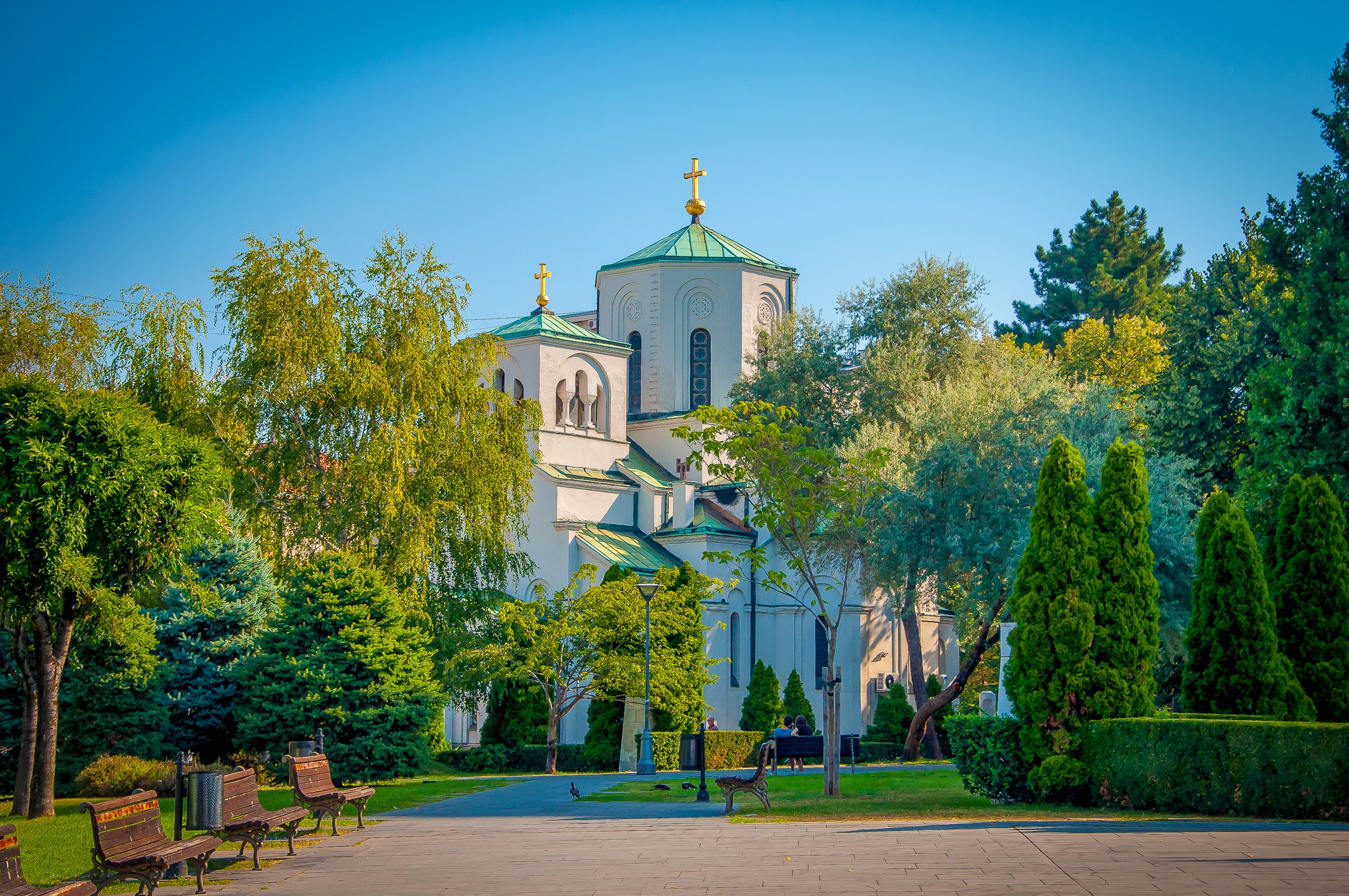 Church of Saint Sava in Belgrade, Serbia HD Wallpaper