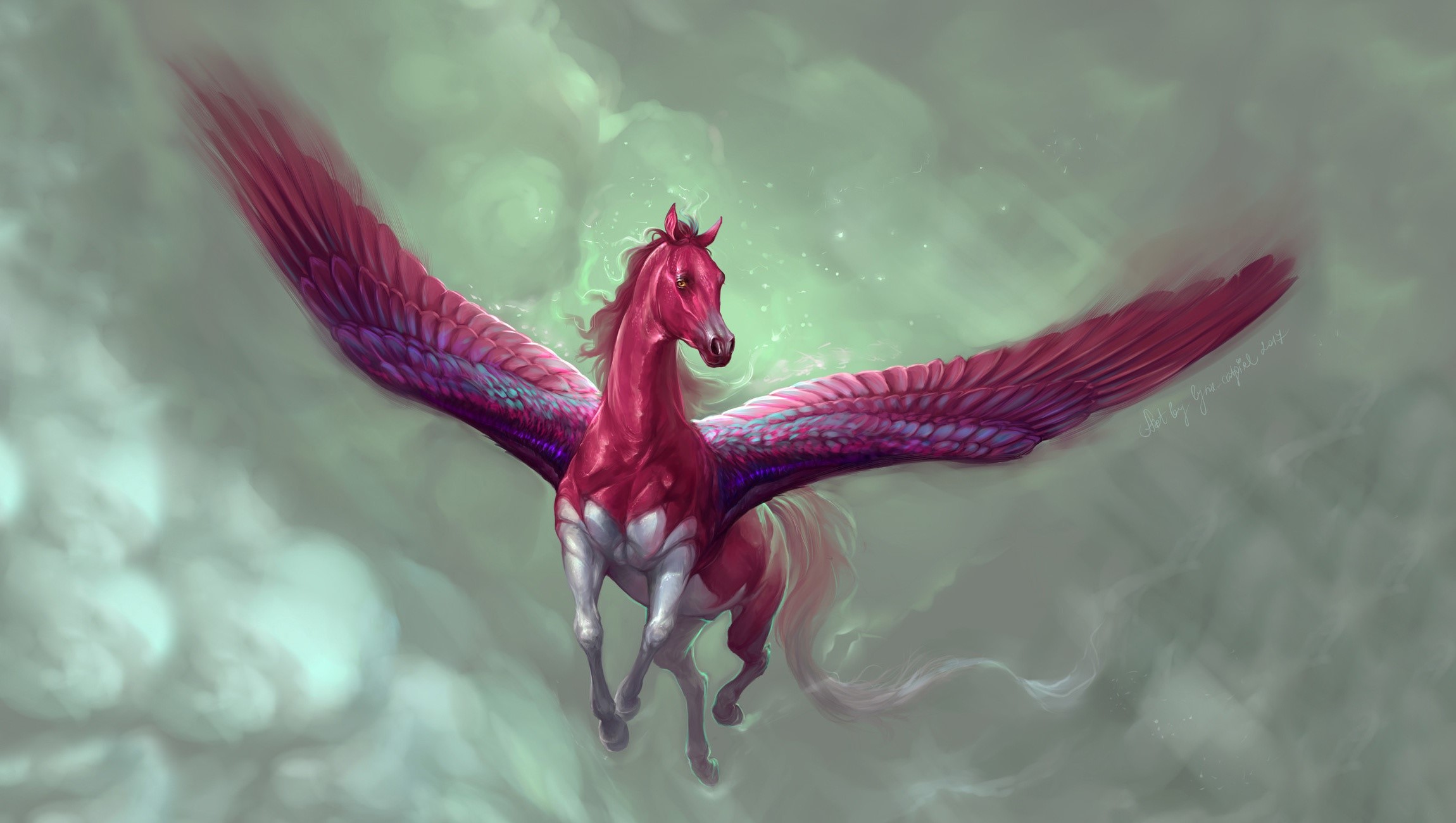 Pegasus by Marianna Gadzhy HD Wallpaper
