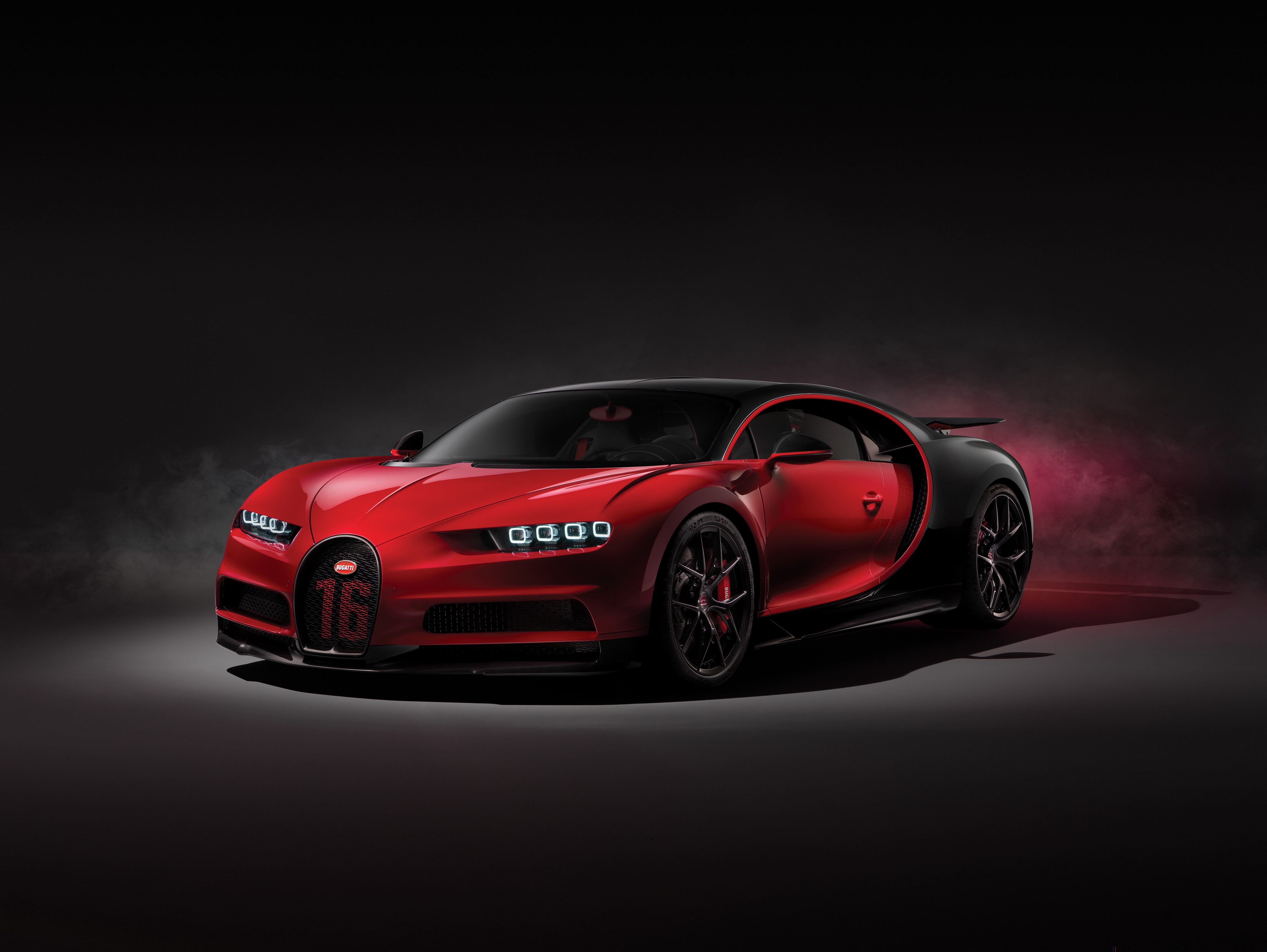 4K Bugatti Chiron Sport Red HD Wallpaper