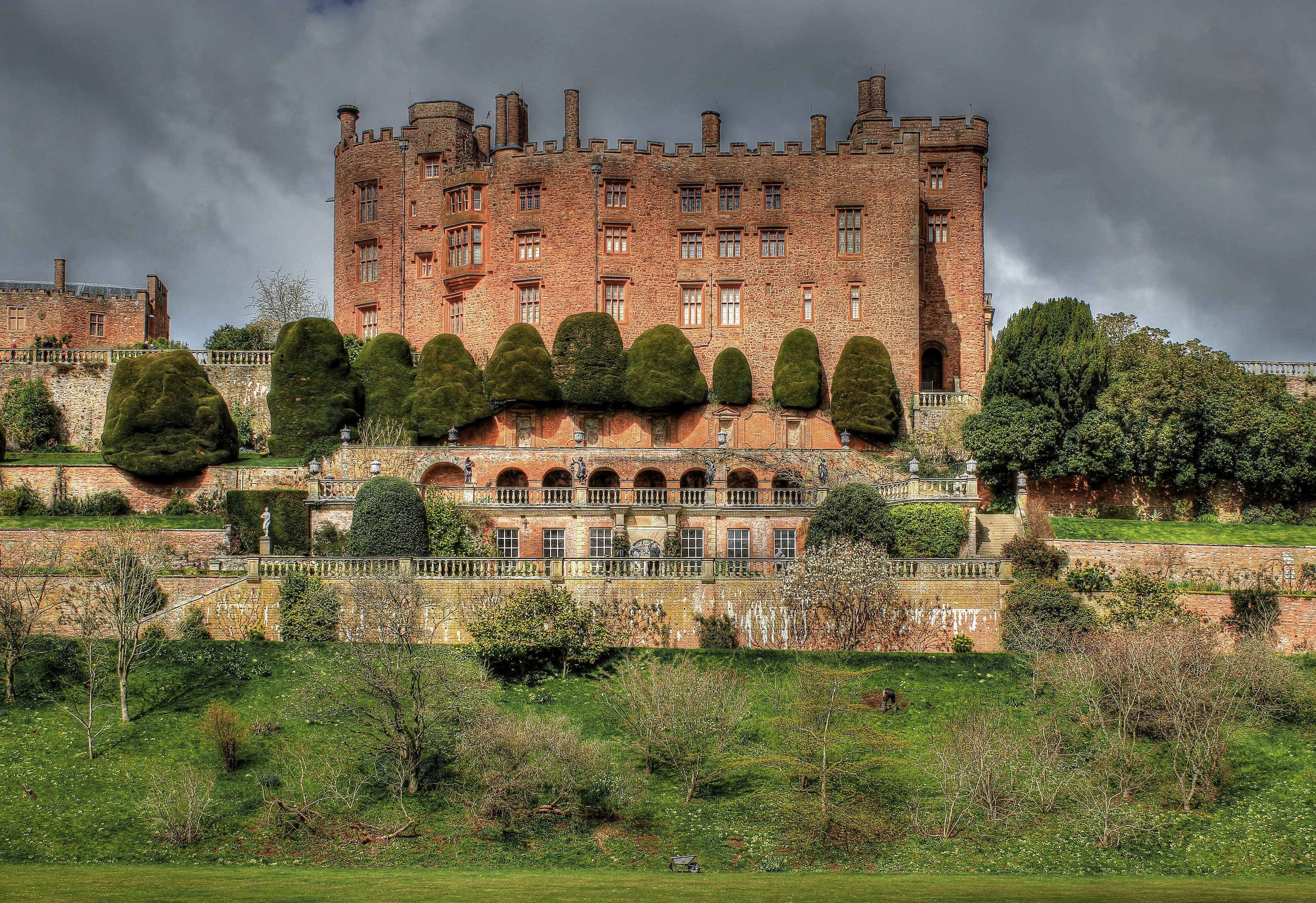 Powis Castle in Wales, United Kingdom HD Wallpaper
