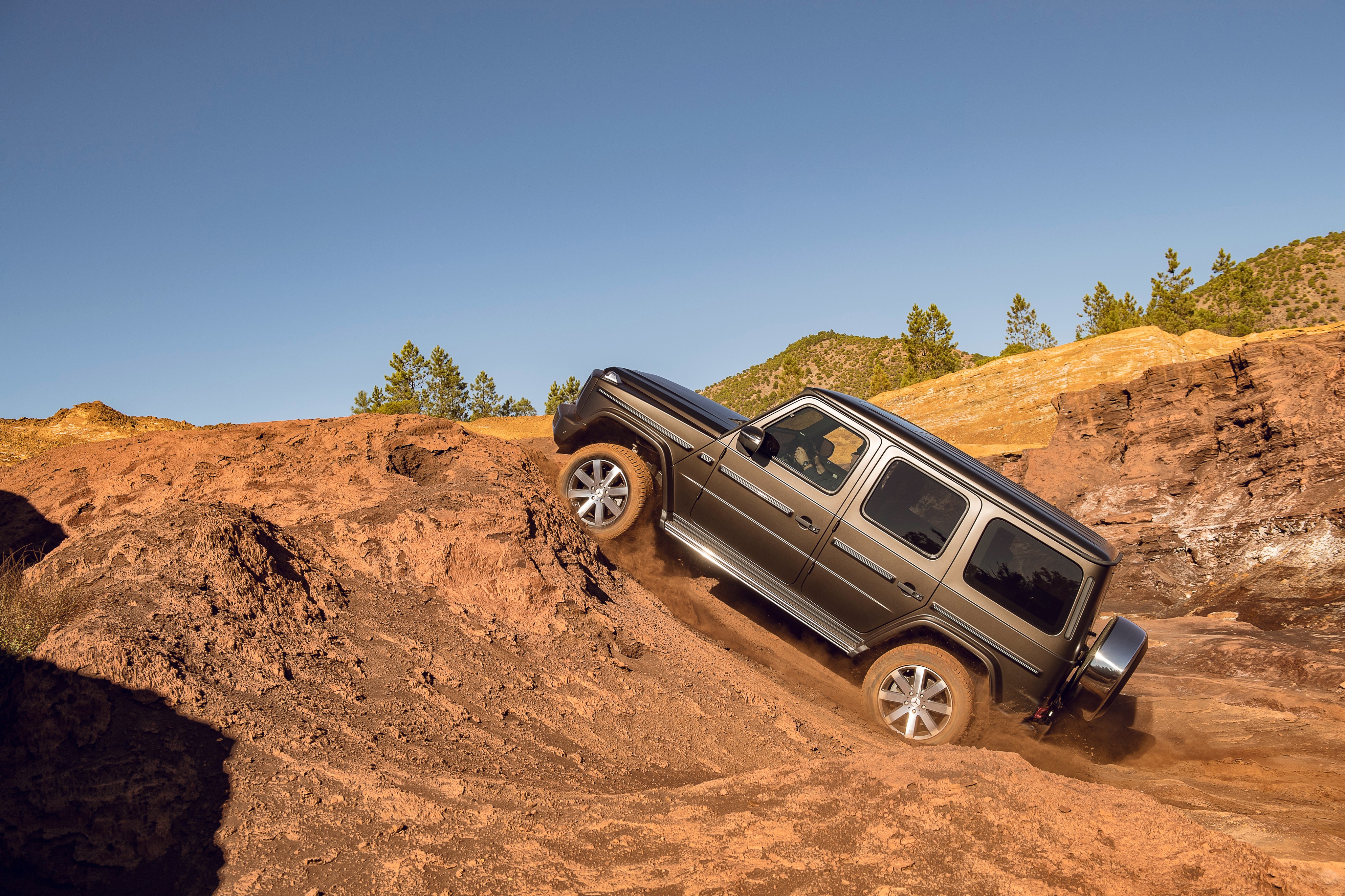 Mercedes-Benz 2018 G 500 SUV off-roading HD Wallpaper