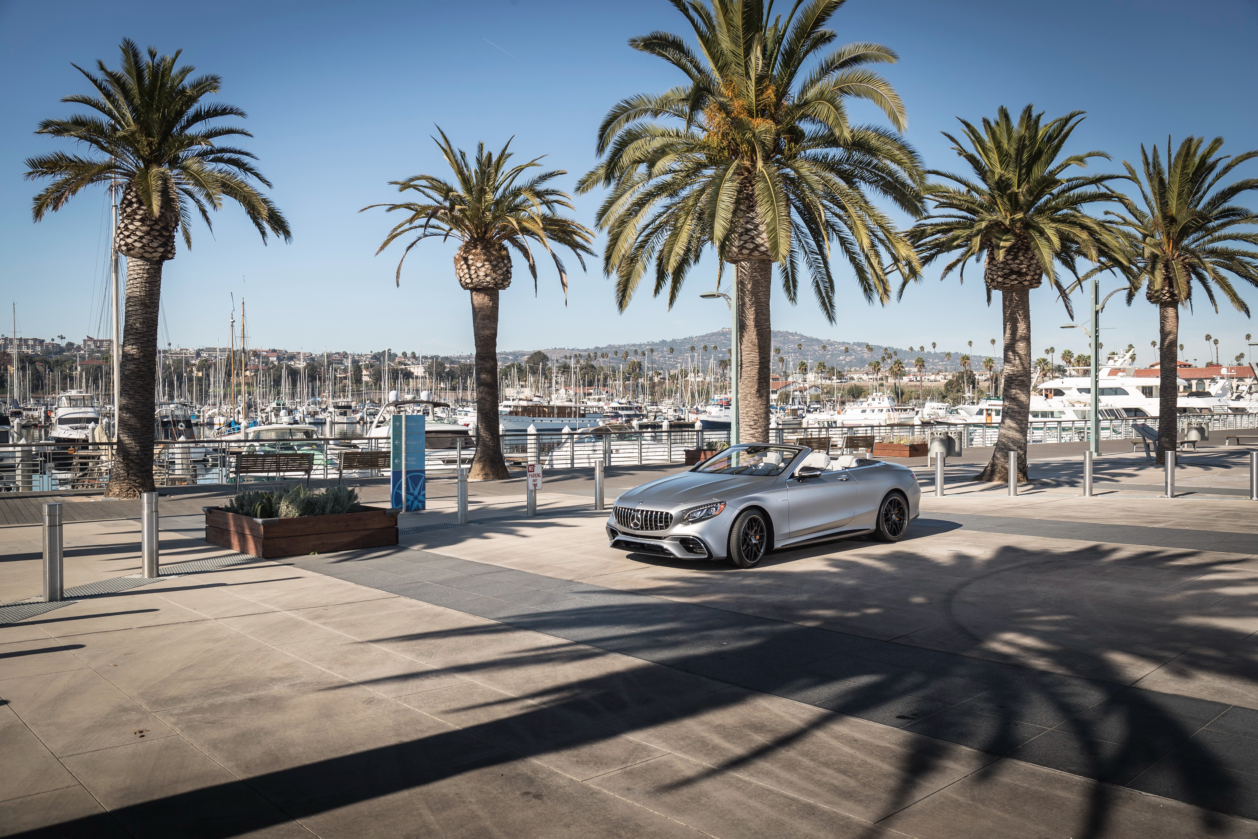 Grey 2018 Mercedes-Benz AMG S63 4MATIC Cabriolet HD Wallpaper