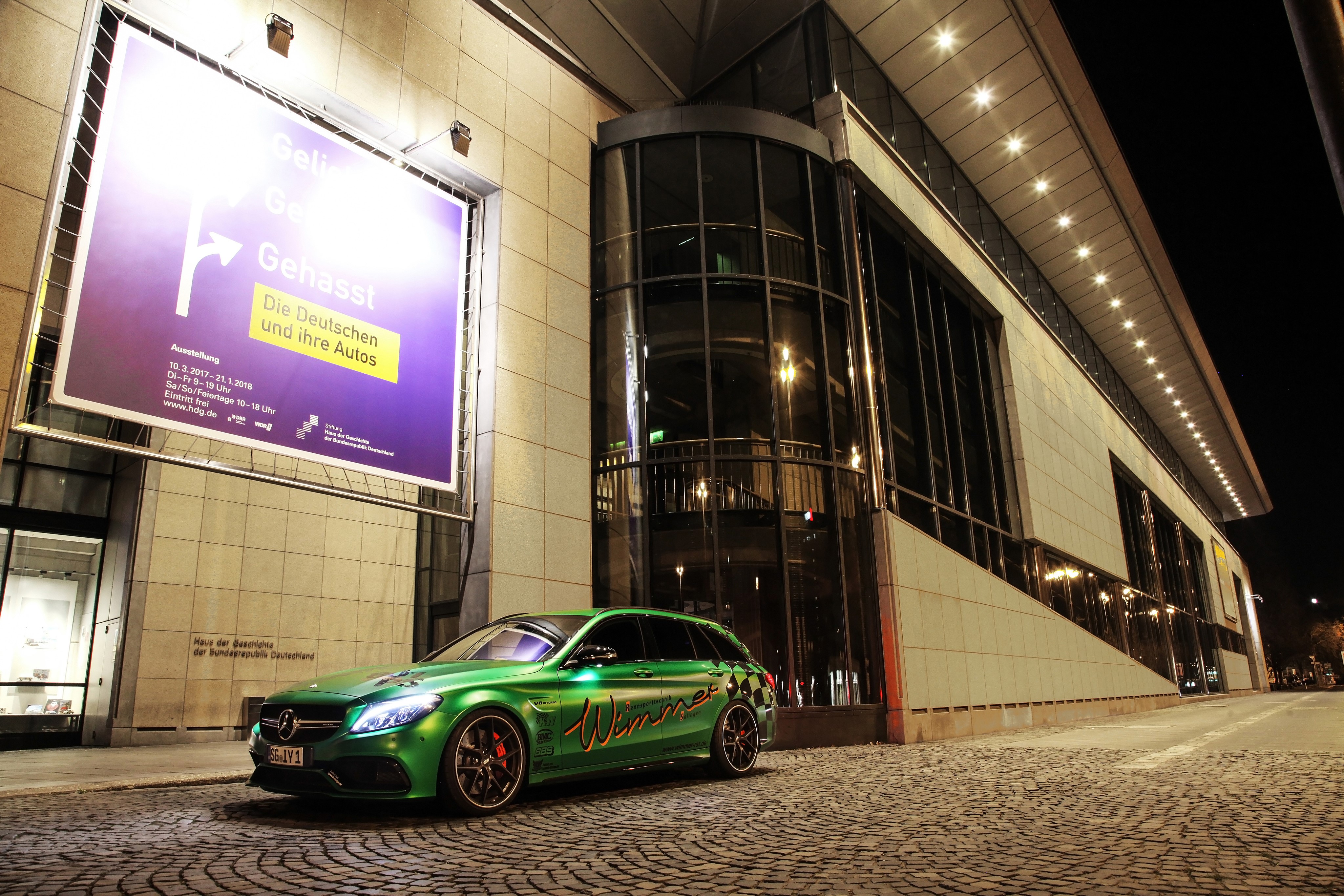 4K 2017 Wimmer RS AMG C 63 S Estate RST Mercedes-Benz HD Wallpaper