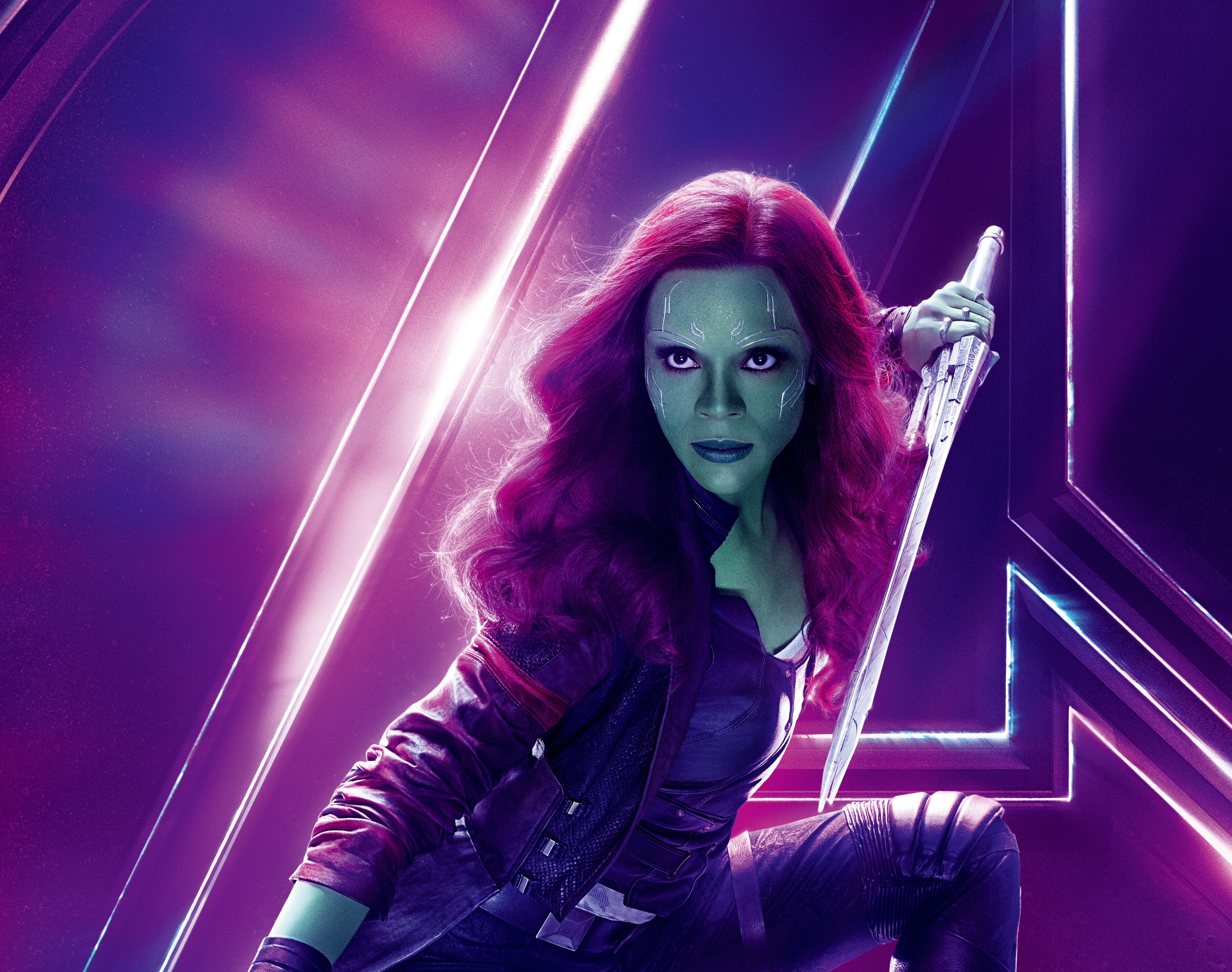 Gamora from Avengers: Infinity War HD Wallpaper