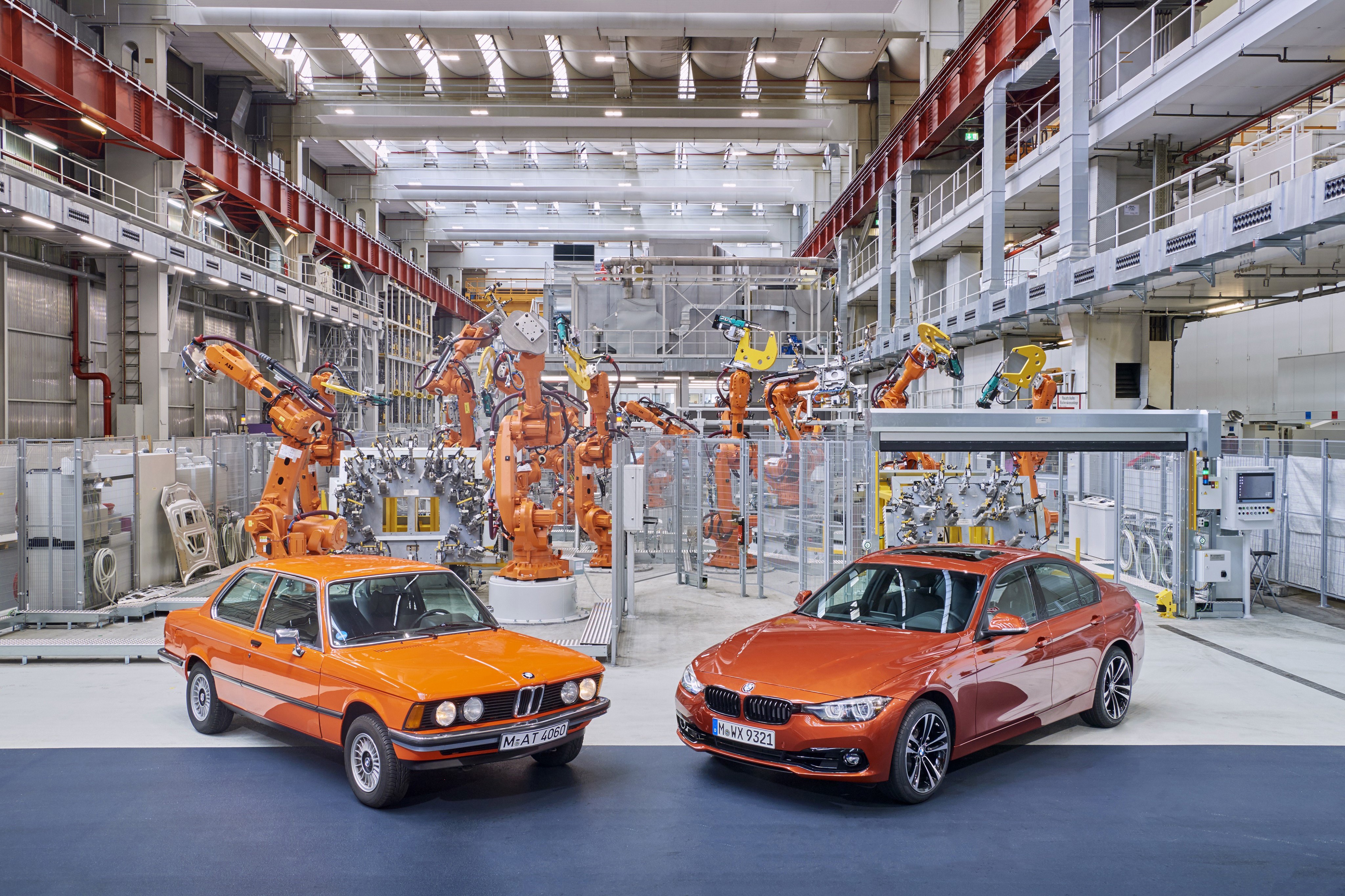 BMW 3 Series: Then and Now in a Factory HD Wallpaper