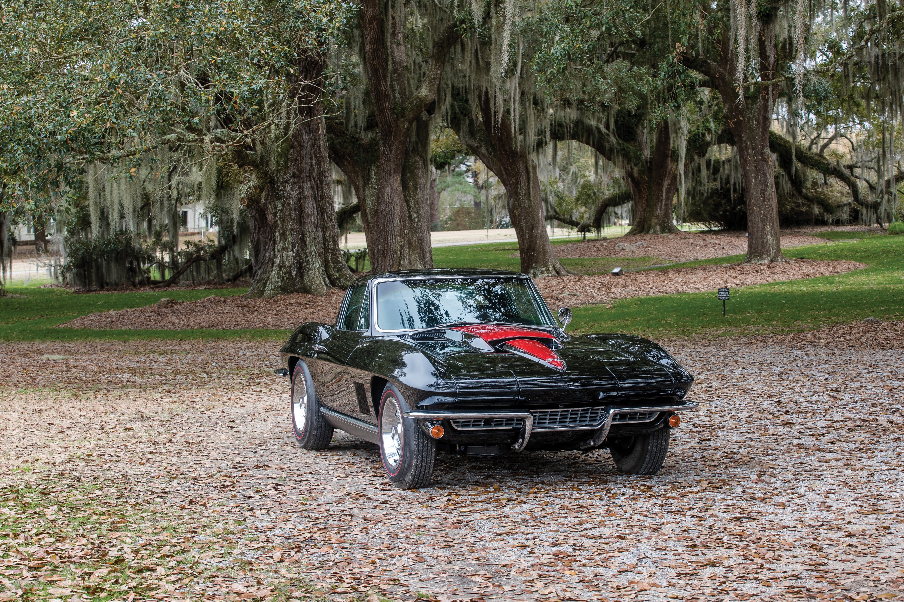 Black 1967 Chevrolet Corvette Sting Ray L68 427 HD Wallpaper