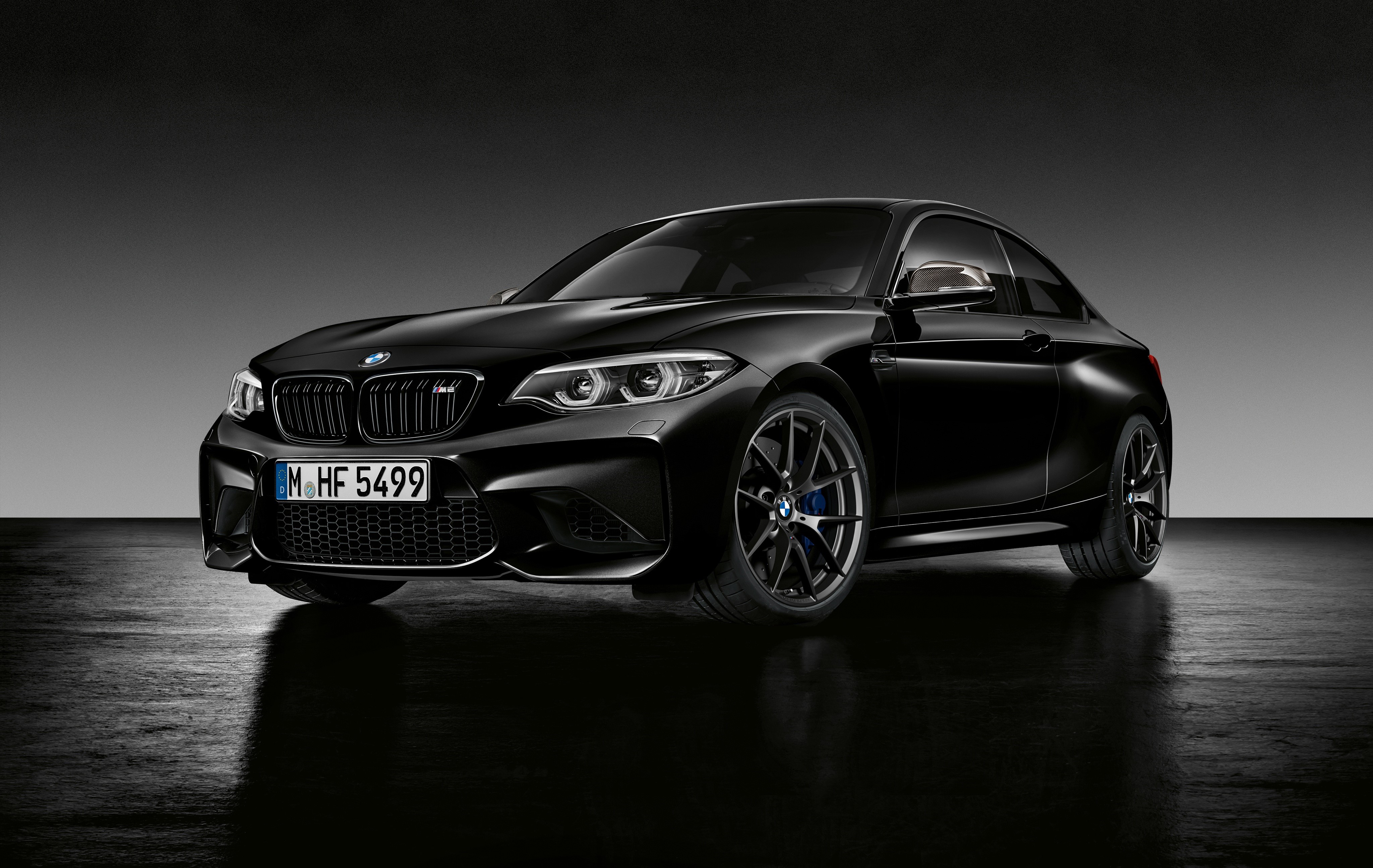 Black BMW M2 F87 Coupe HD Wallpaper