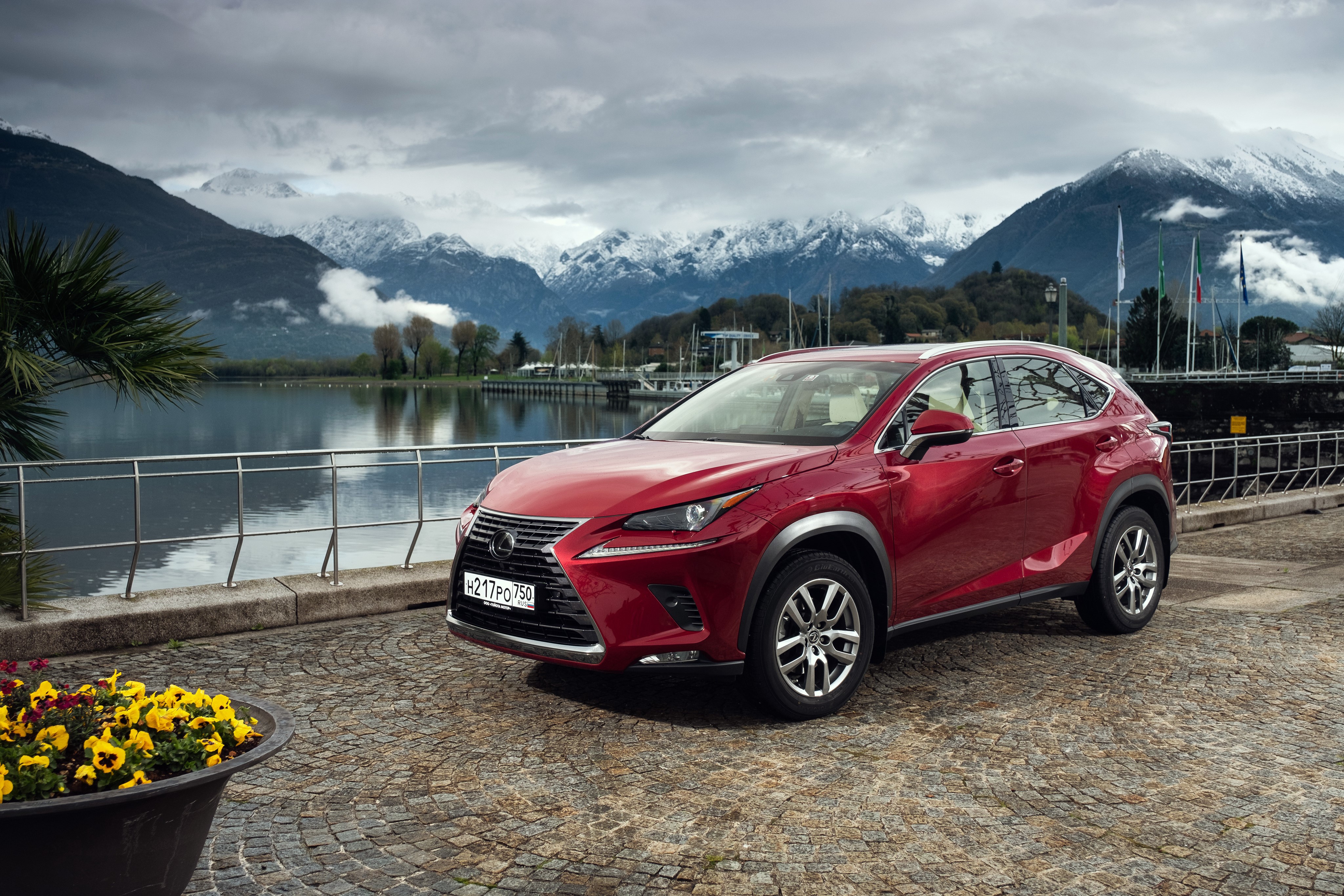 Red 2018 Lexus NX 200 CIS-spec Metallic HD Wallpaper