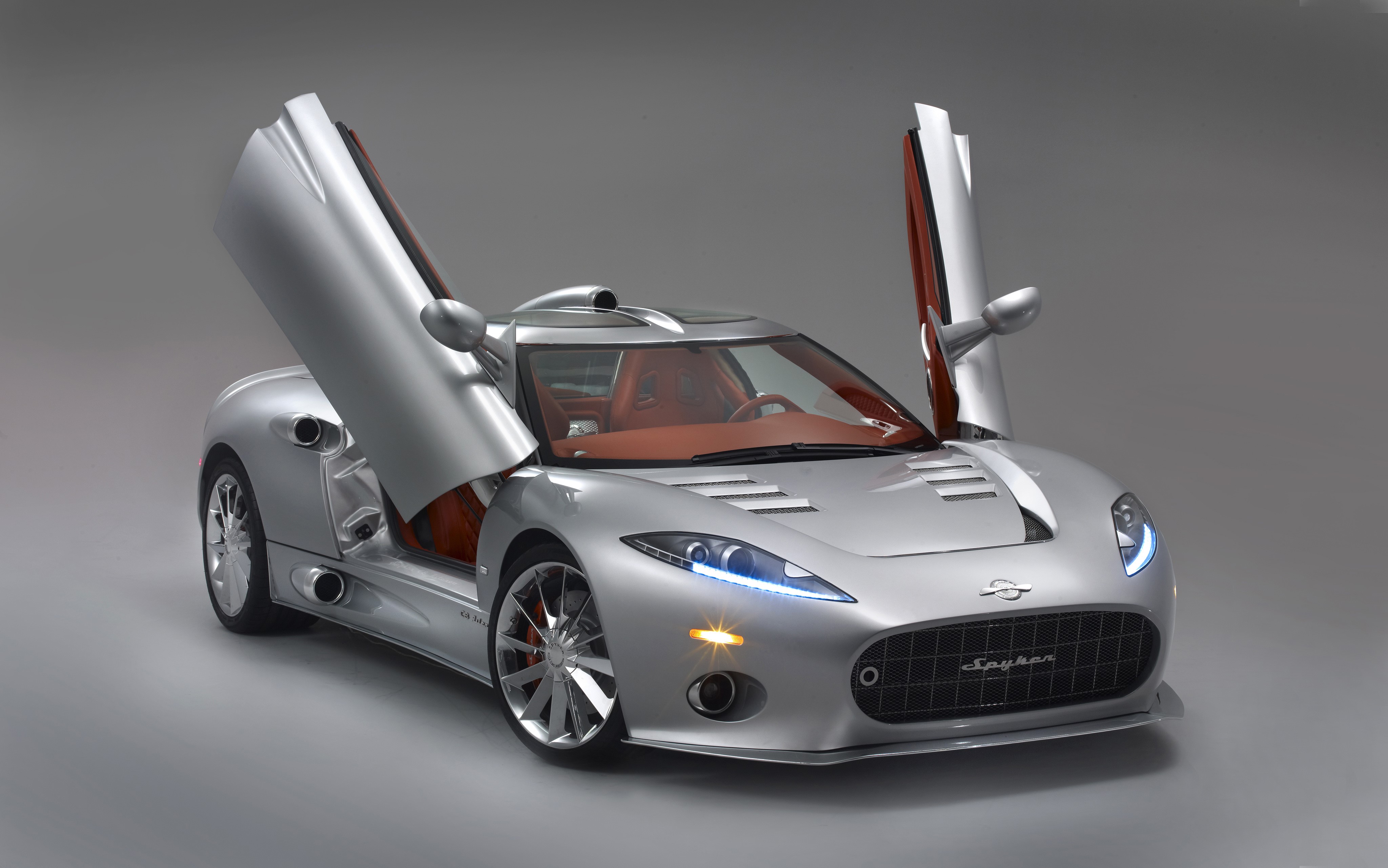 4K Spyker C8 Aileron with Scissor Doors HD Wallpaper