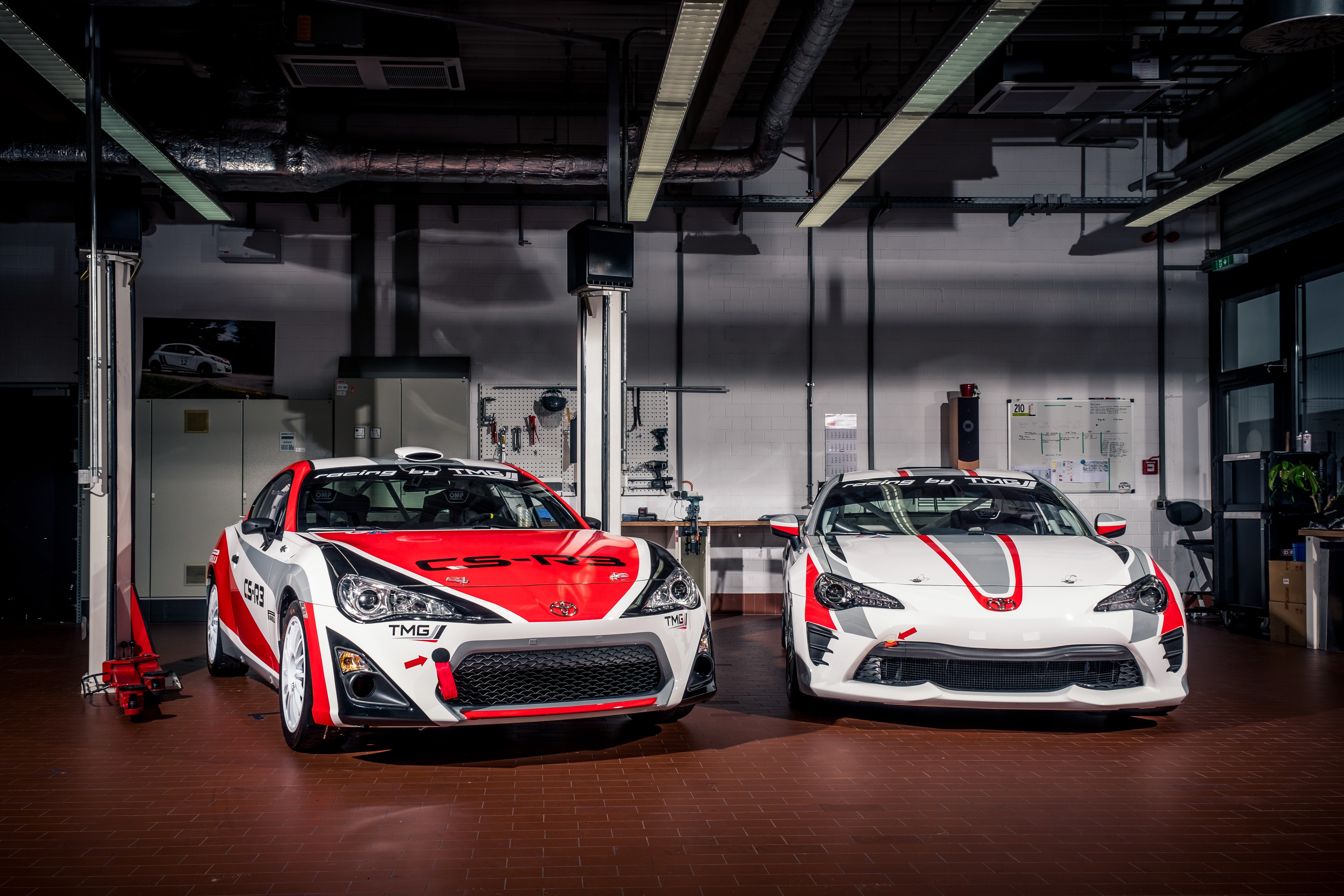 4K Toyota 86 Sports Cars in Garage HD Wallpaper