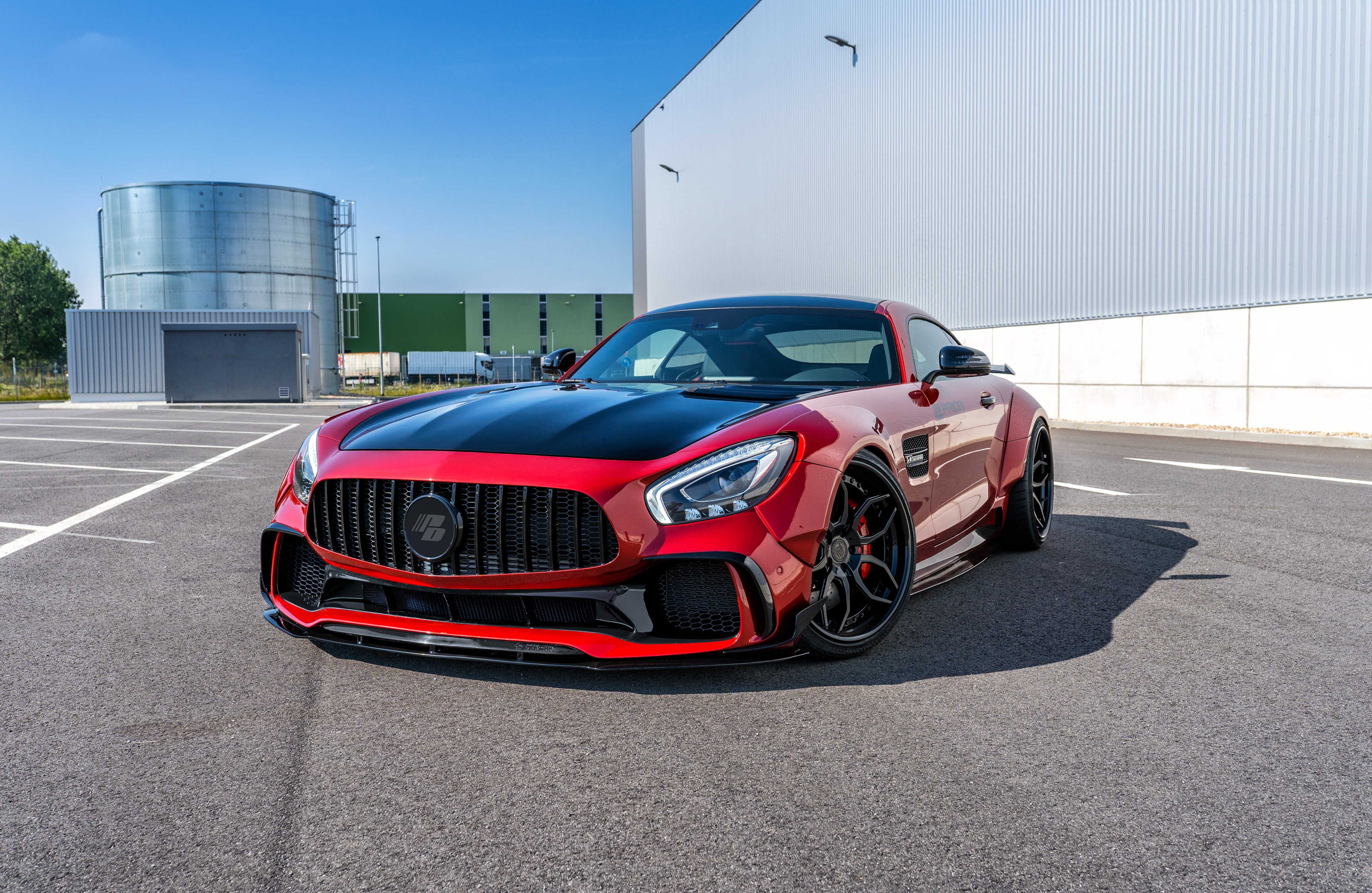 4K 2018 Prior-Design AMG GT S PD700GTR Mercedes-Benz HD Wallpaper