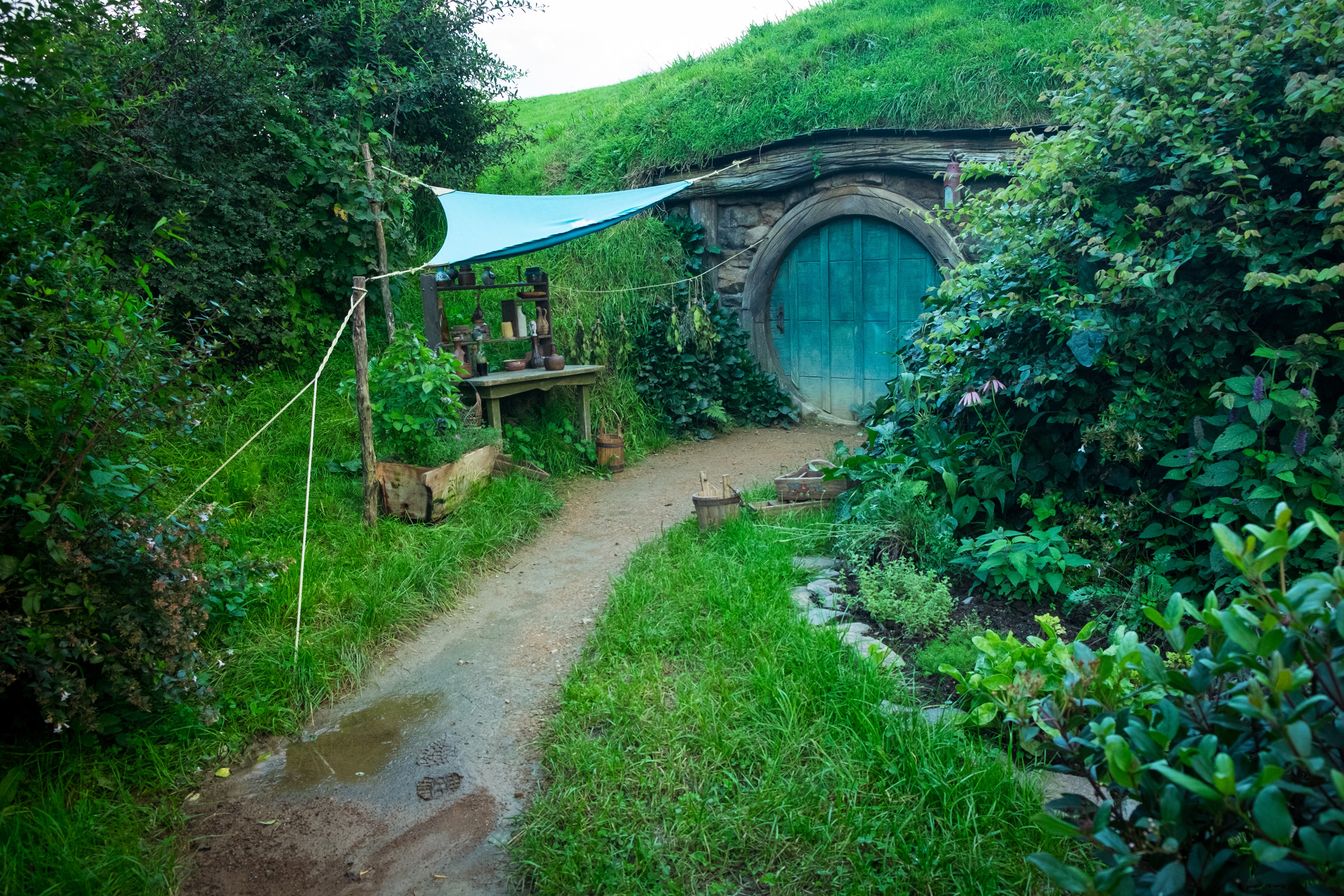 Hobbit House in Matamata, New Zealand HD Wallpaper