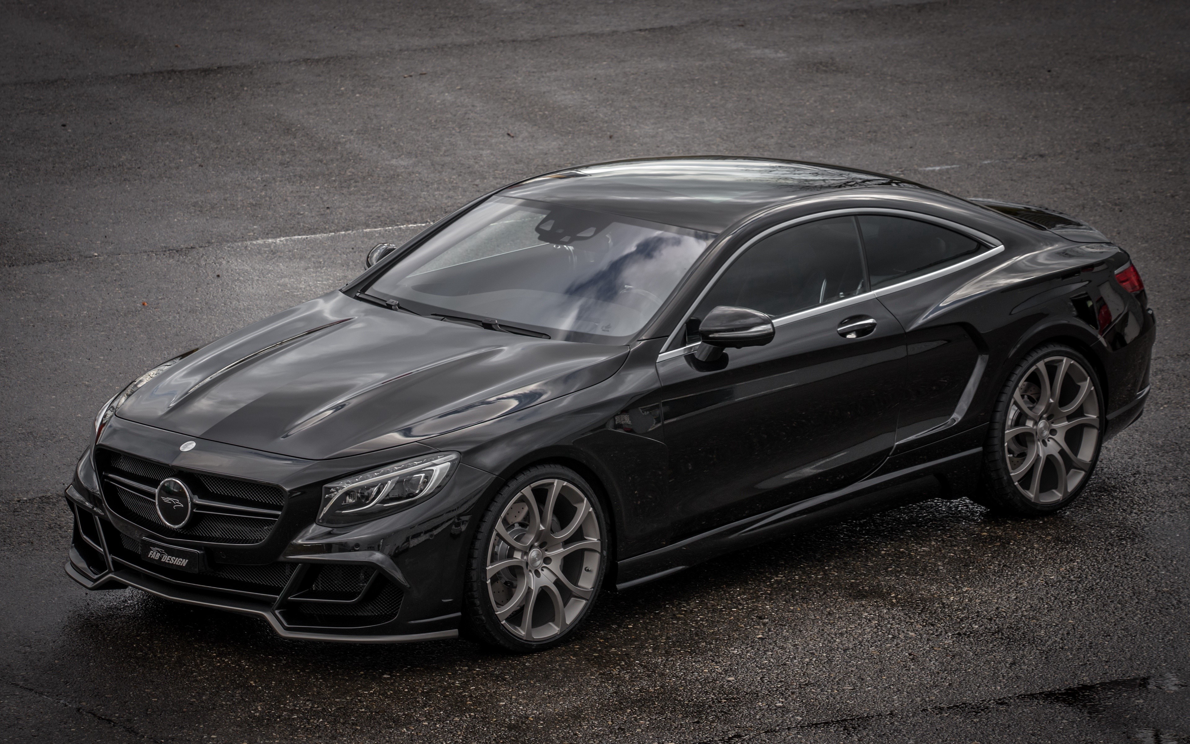 4K Mercedes-Benz C217 Coupe Black HD Wallpaper