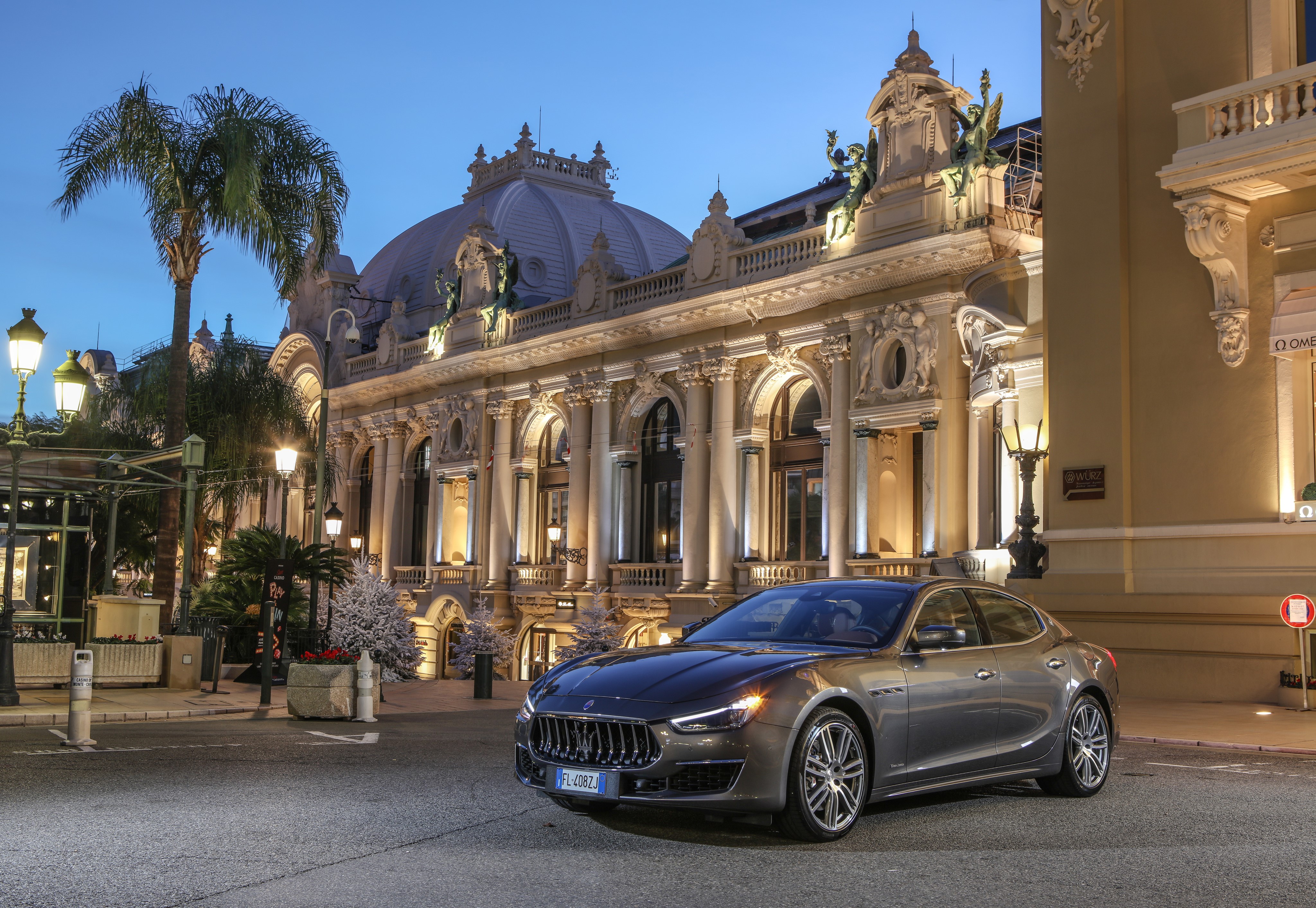 Maserati Ghibli S GranLusso in Monaco HD Wallpaper