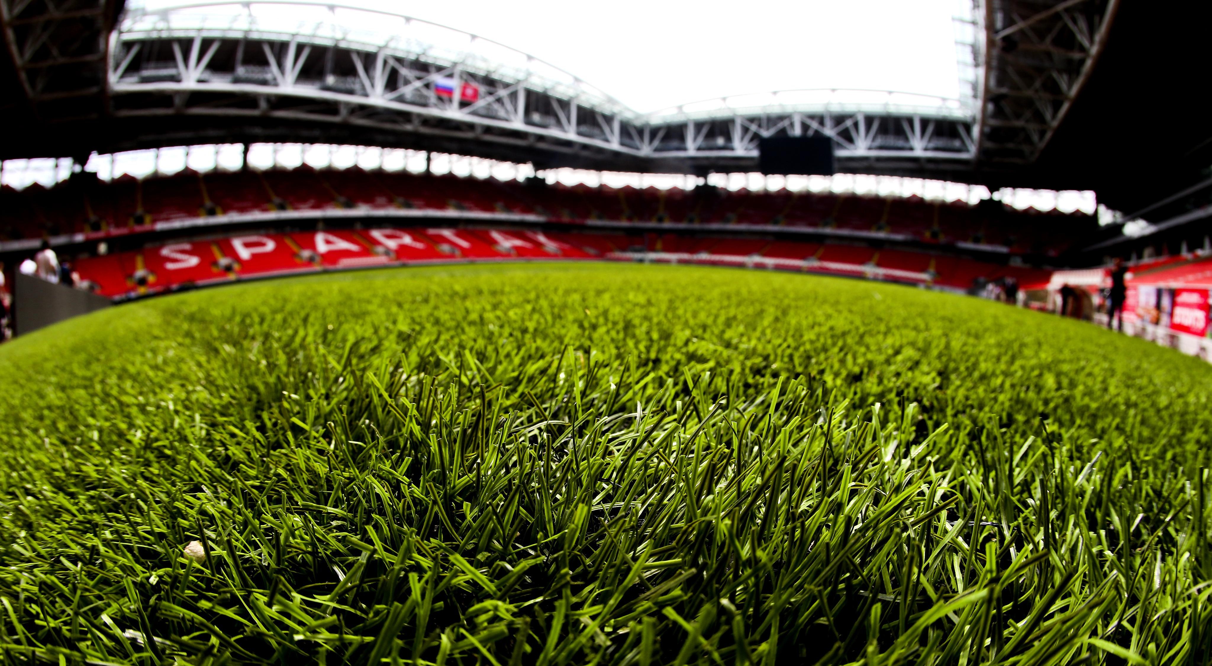 4K Football Stadium Grass HD Wallpaper