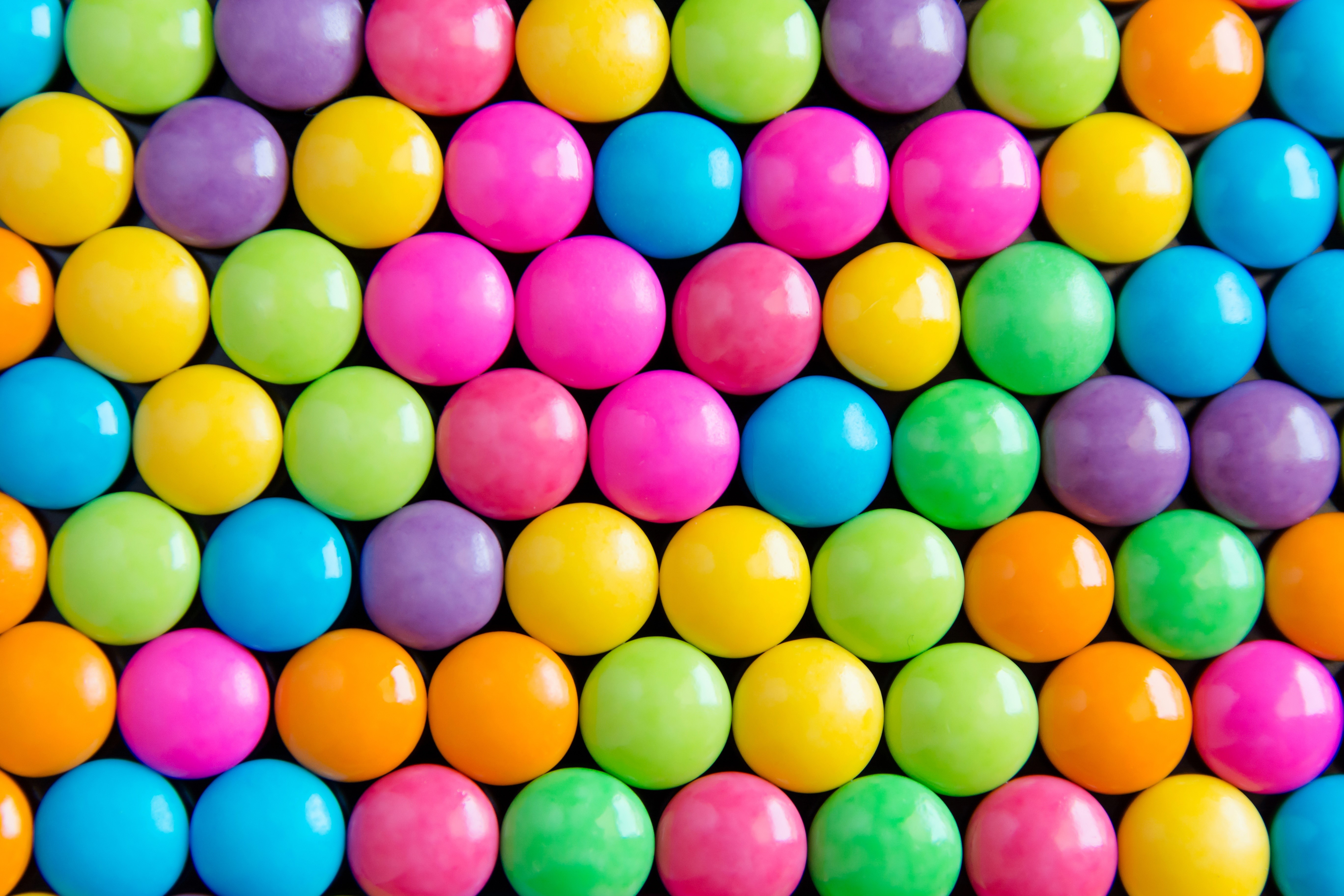 Multicolor candies texture HD Wallpaper