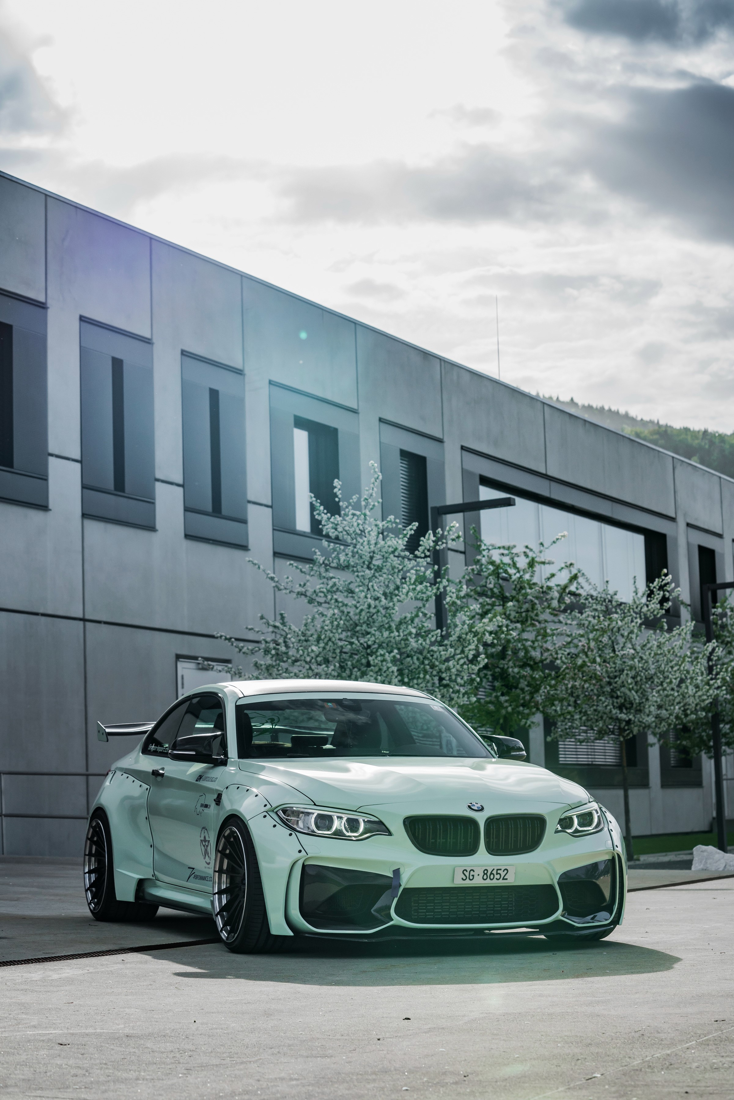 Metallic BMW M2 by Z-Performance HD Phone Wallpaper