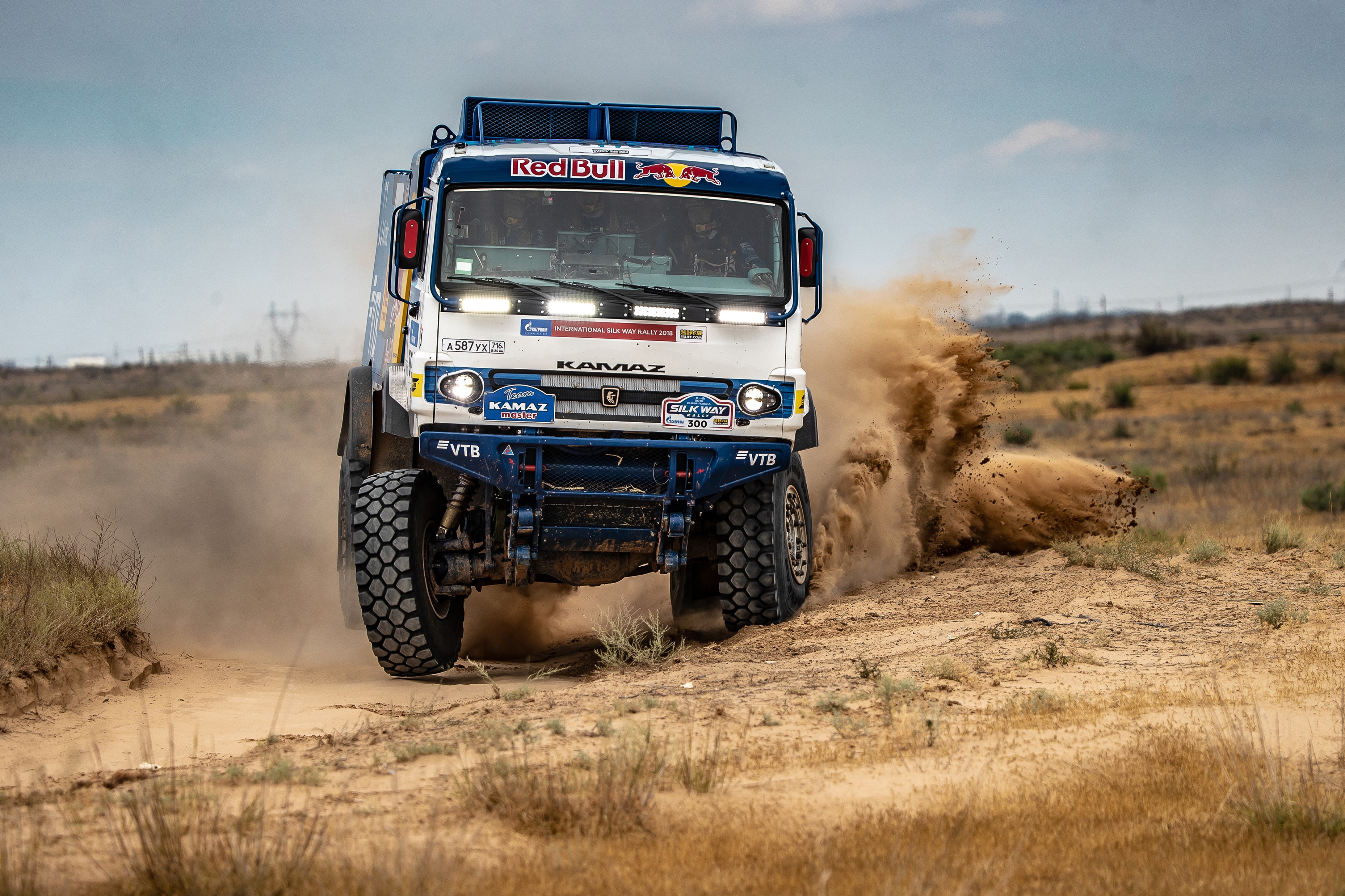 Kamaz-43509 Truck Rallying HD Wallpaper