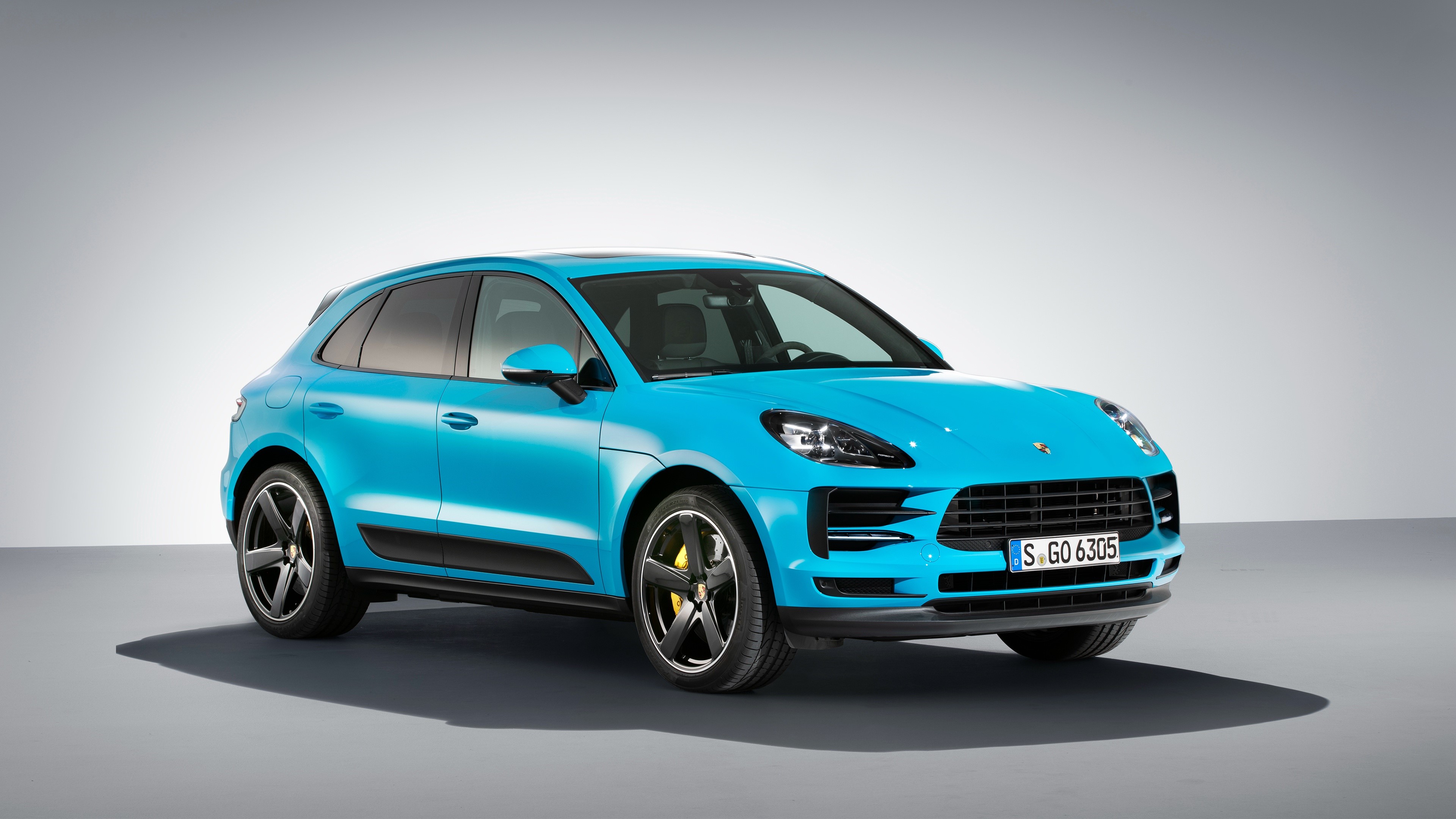 Blue Porsche Macan S Crossover HD Wallpaper