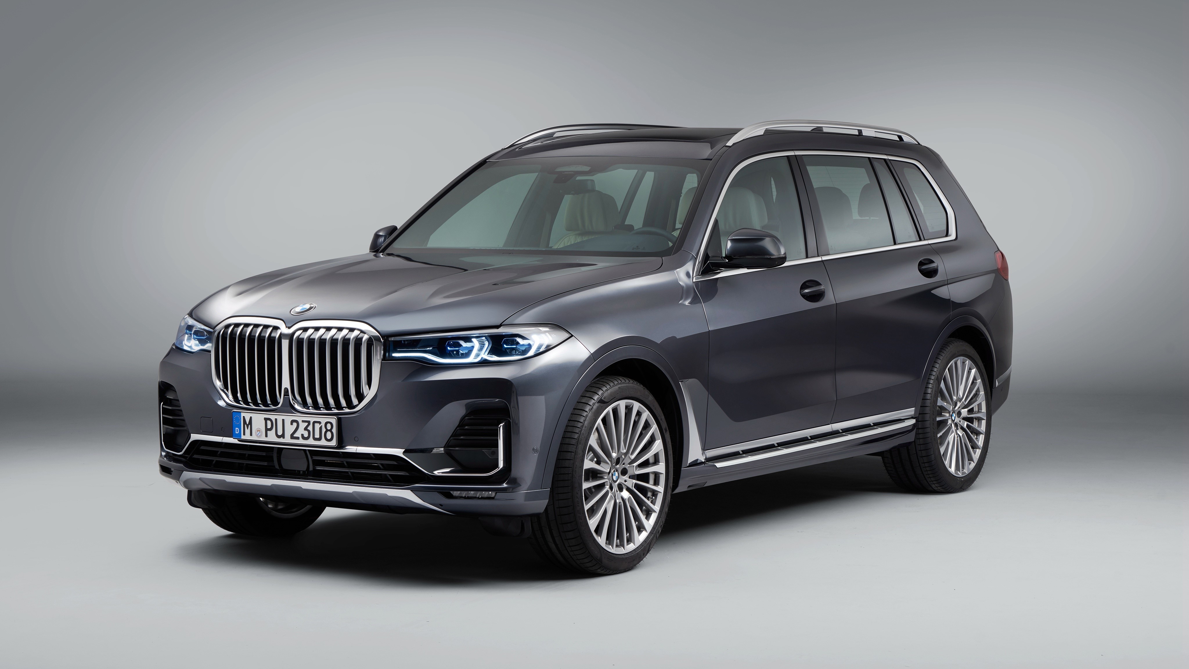 4K 2018 BMW XDrive40i X7 Estate car HD Wallpaper