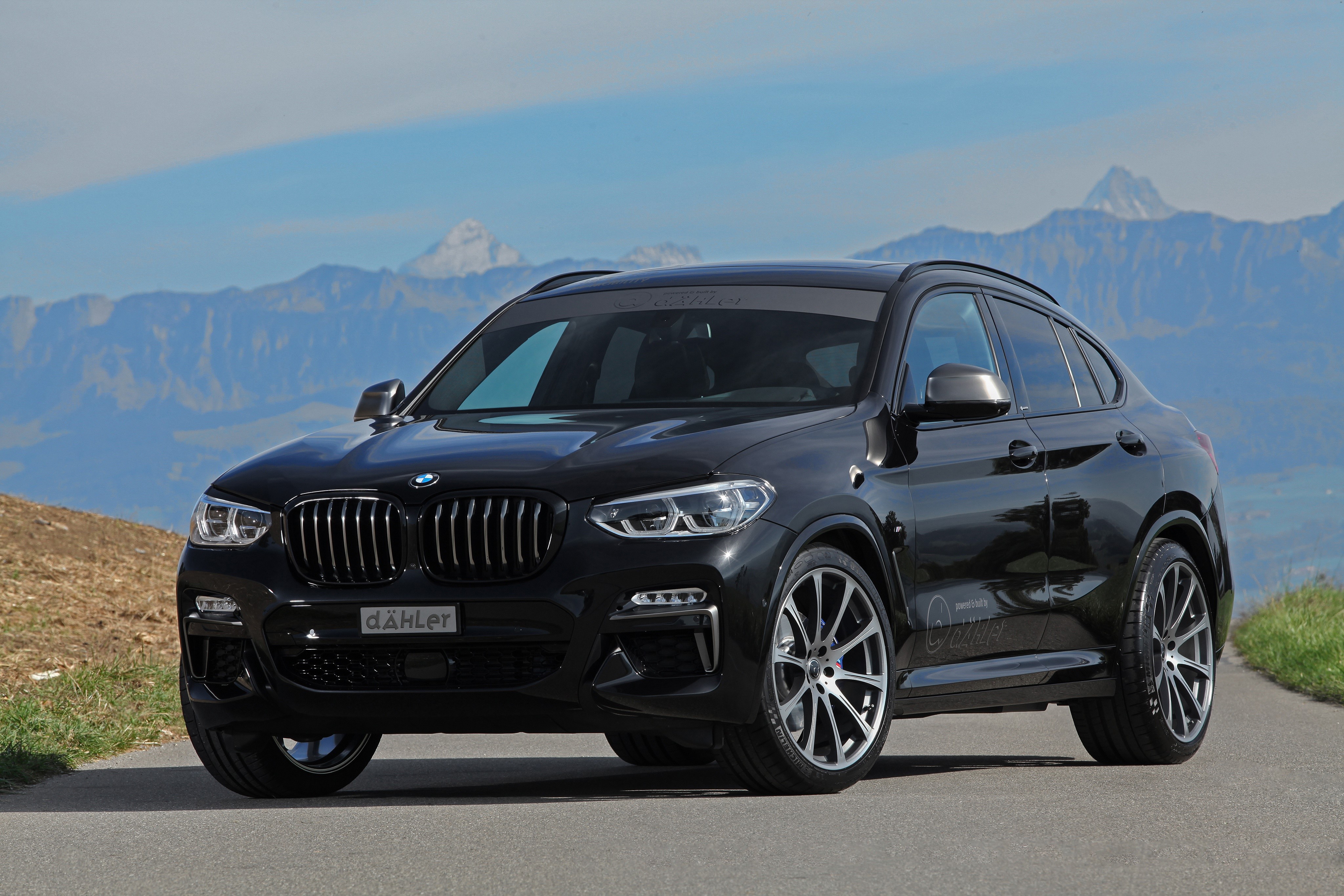 Black BMW X4 M Competition by Dähler HD Wallpaper