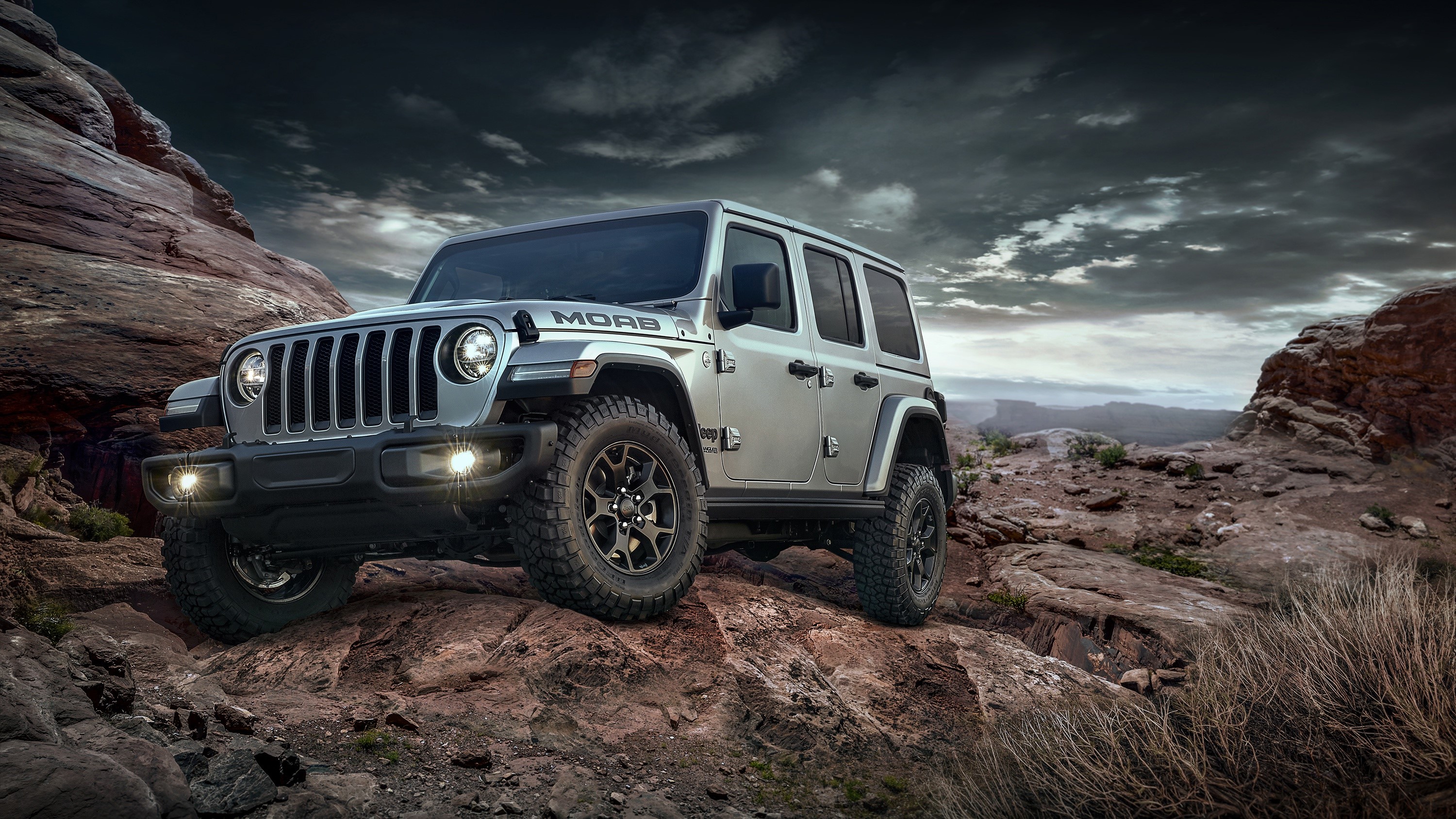 2018 Jeep Wrangler Unlimited Moab Edition off-roading HD Wallpaper