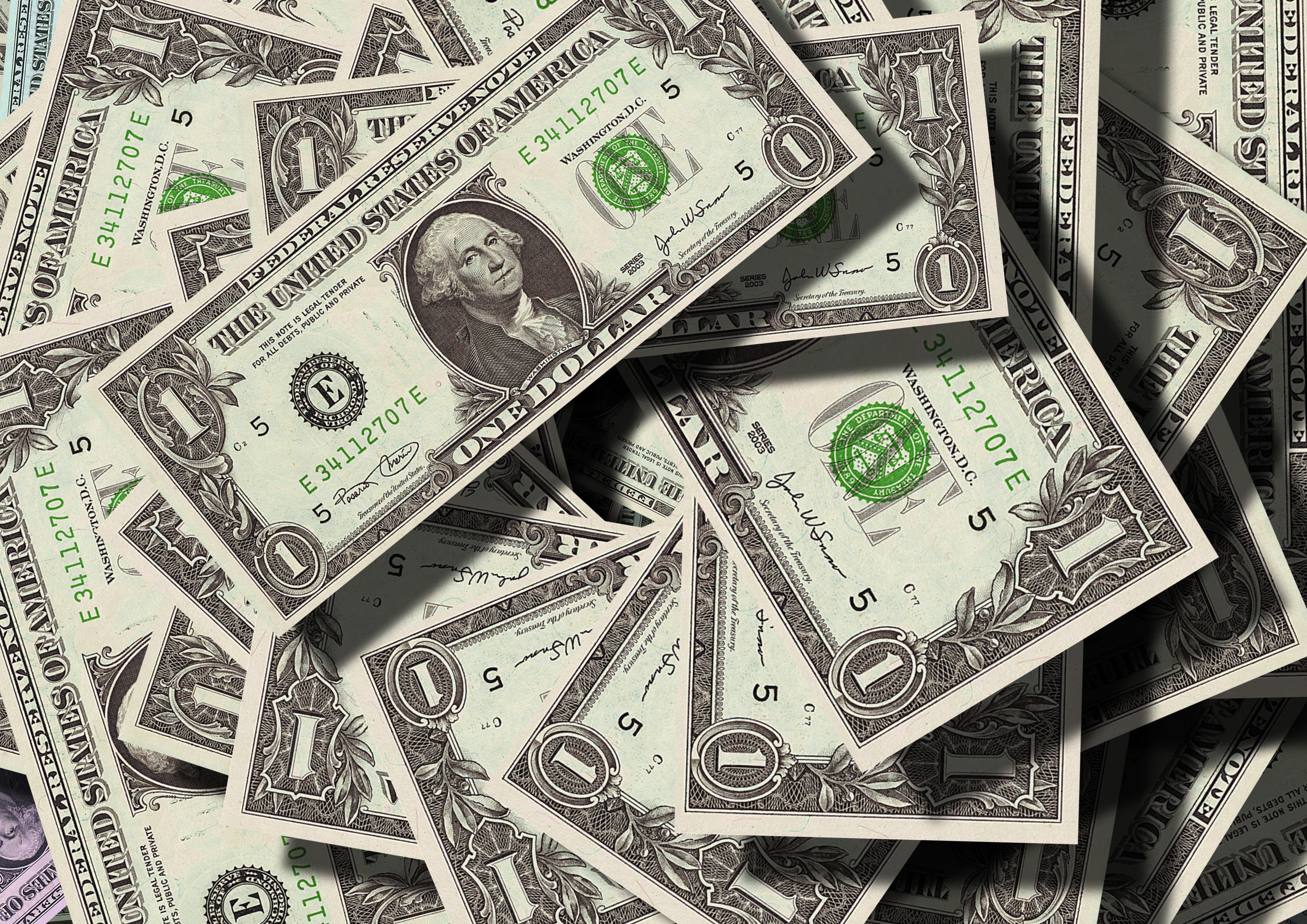 4K Money: Pile of US Dollar Bills HD Wallpaper