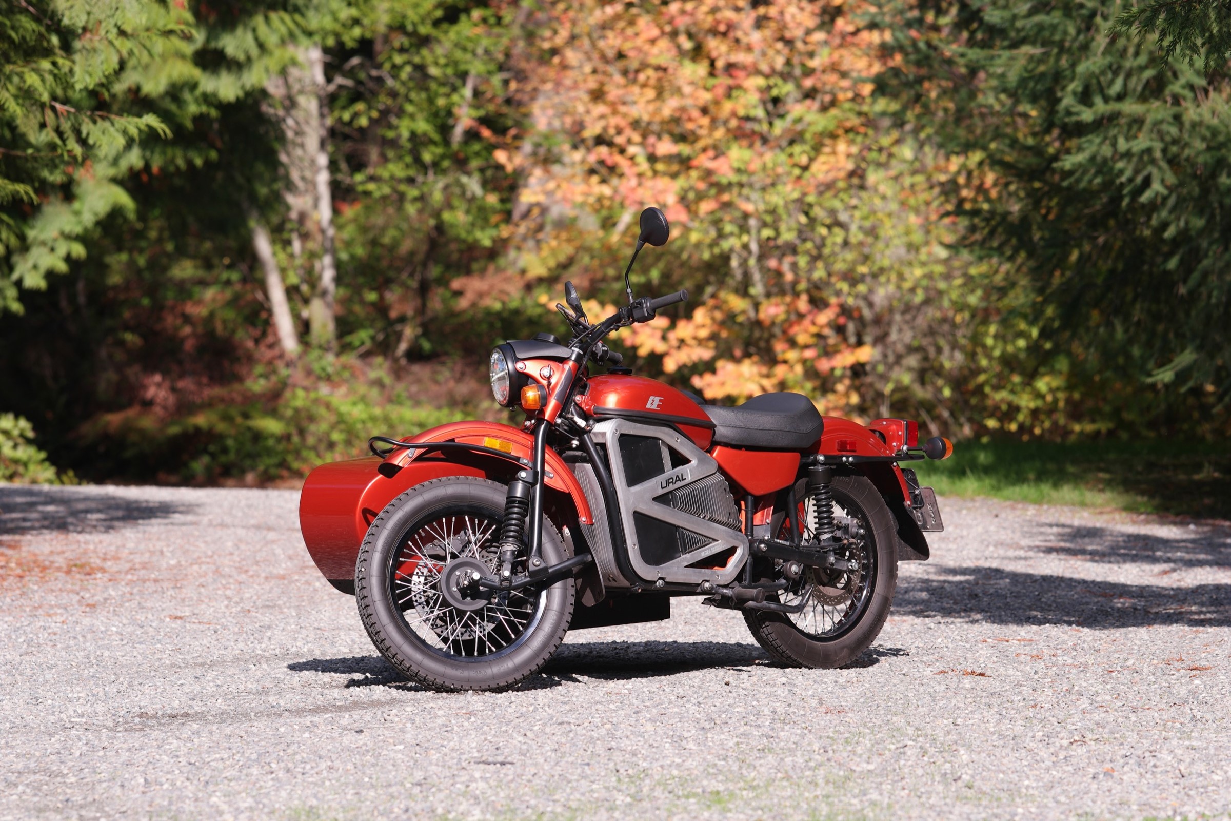 2018 Ural-ICG Electro Prototype motorcycle with sidecar HD Wallpaper