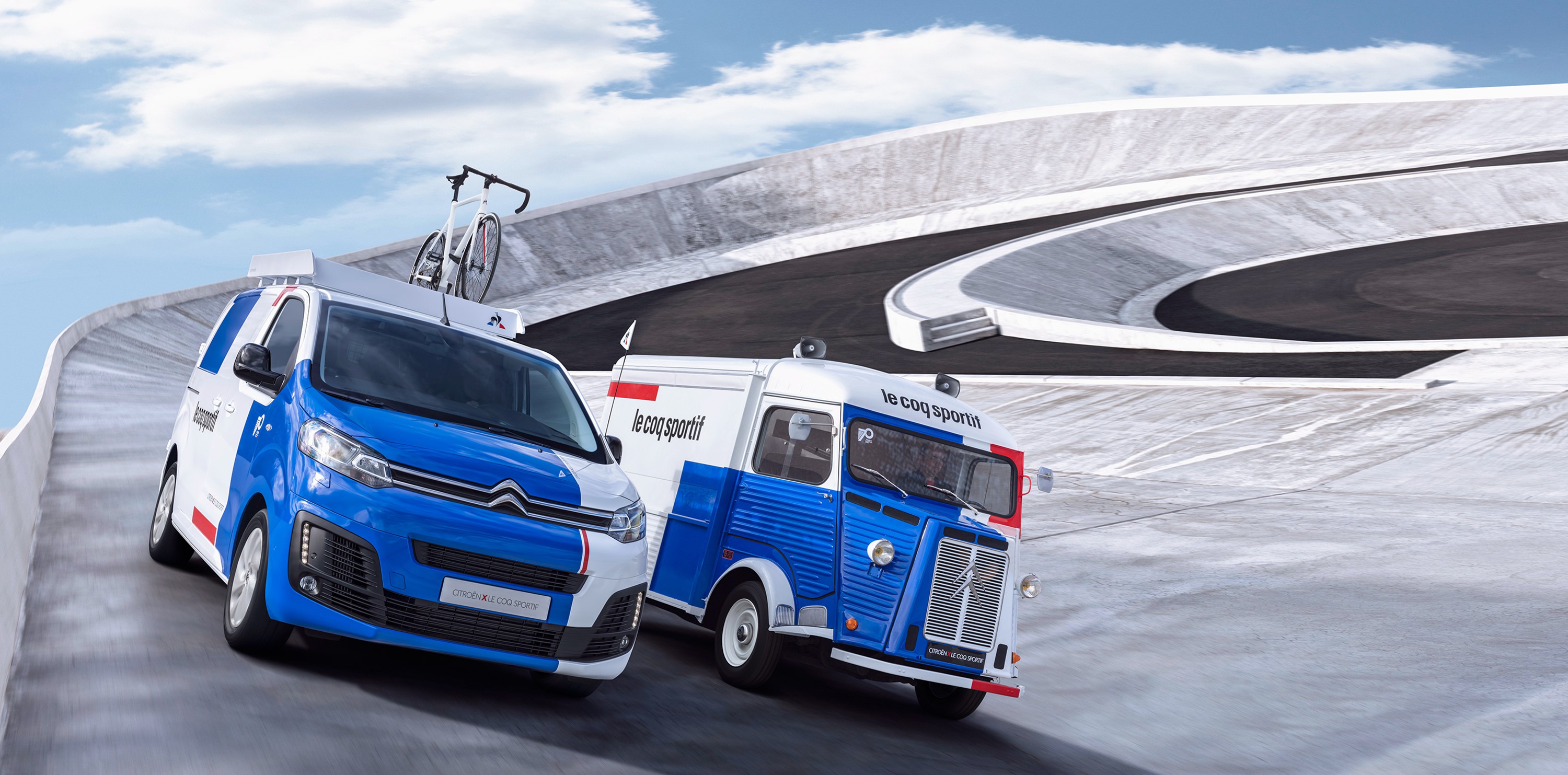 Citroen Jumpy X Le Coq Sportif and Citroen H Van HD Wallpaper