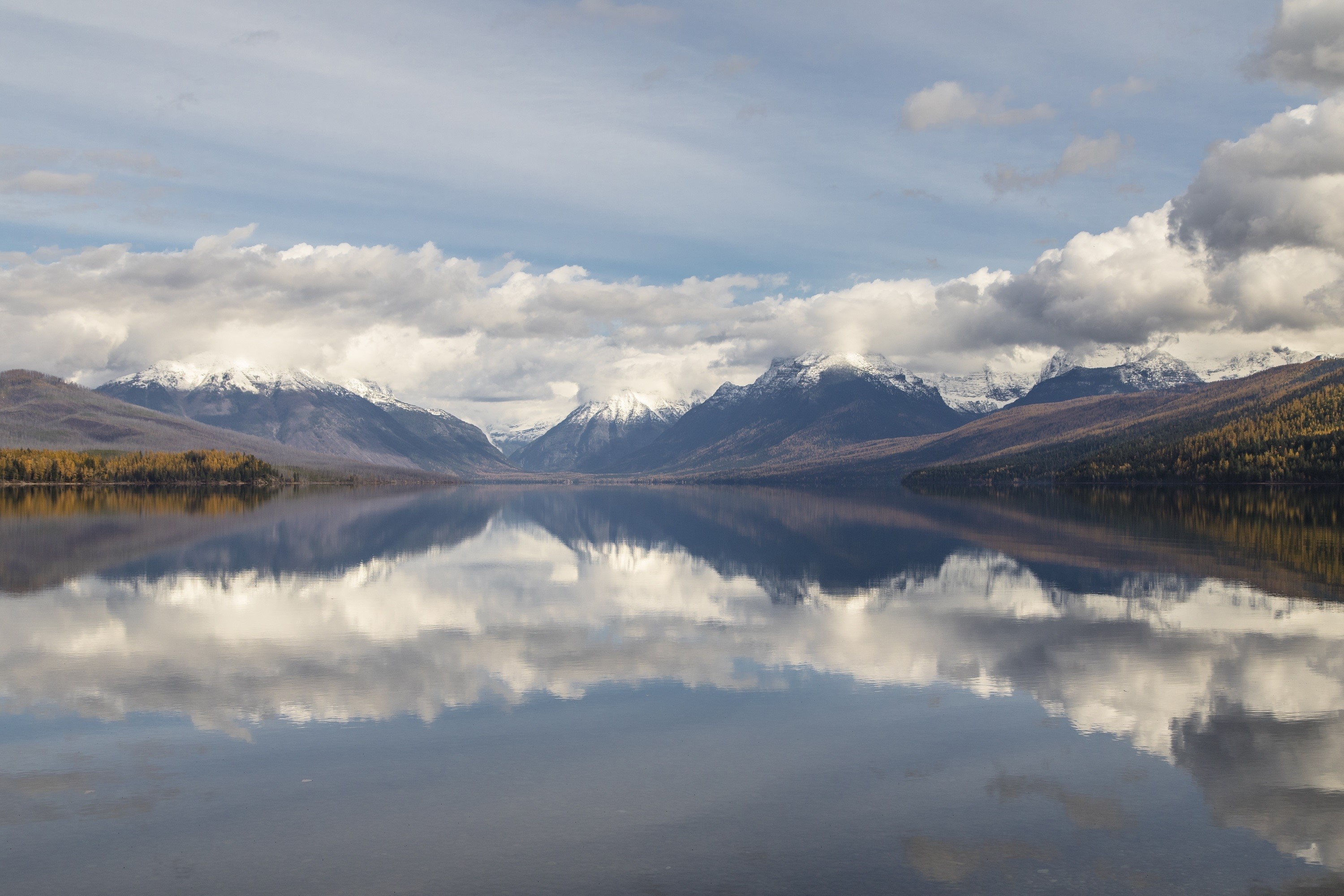 McDonald Lake, Glacier National Park, Montana, USA HD Wallpaper