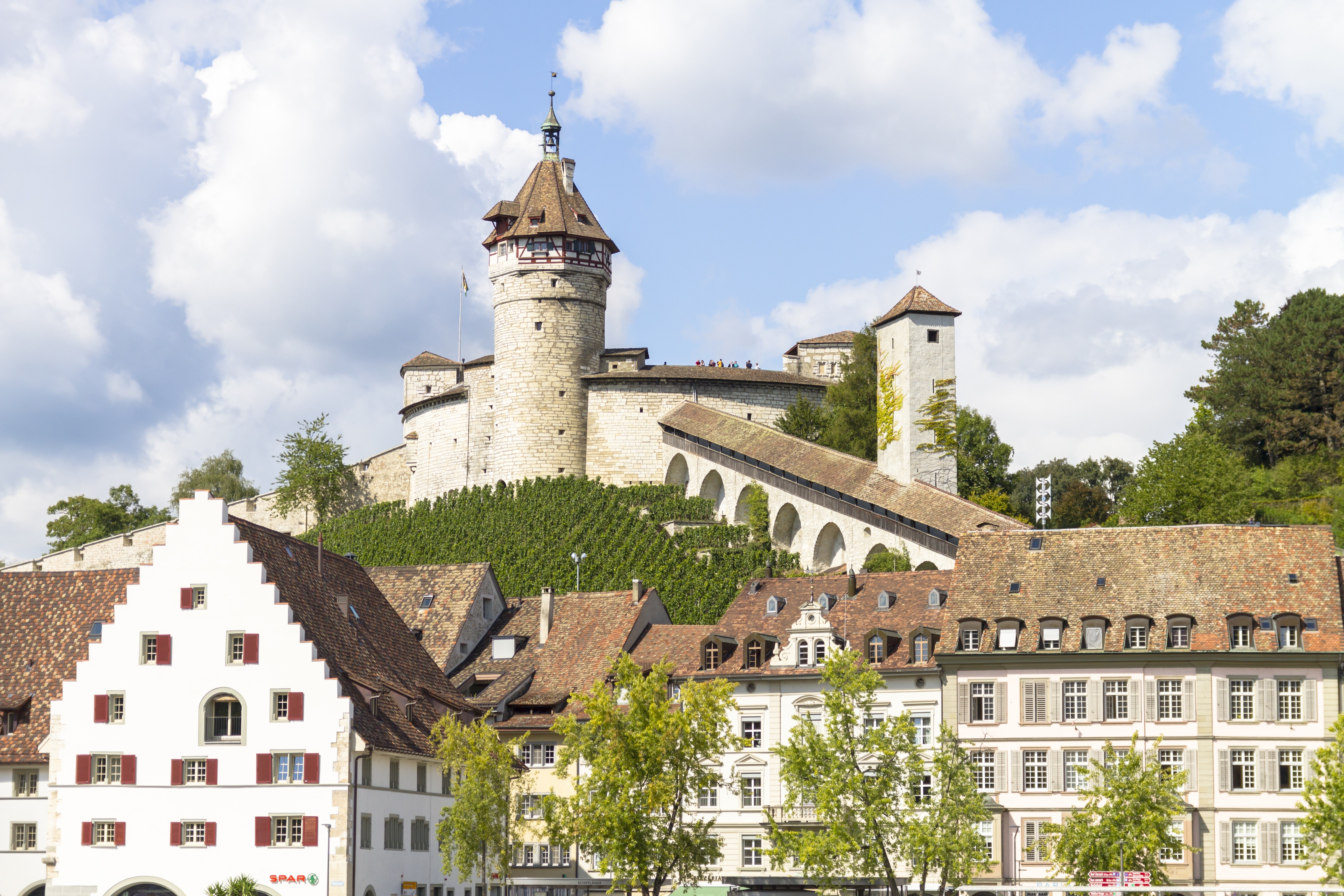 Castle Munot, Schaffhausen, Switzerland HD Wallpaper