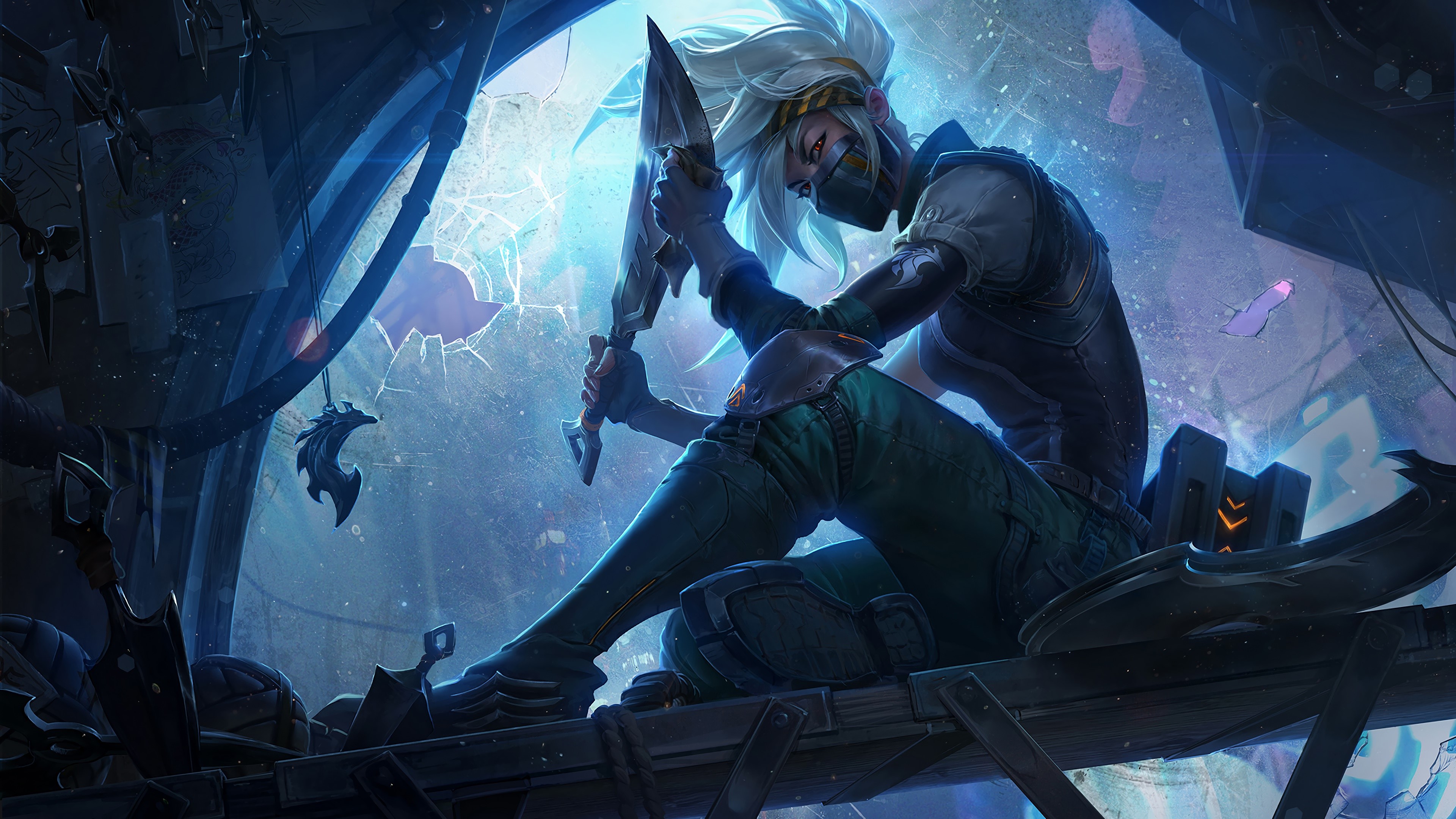 Akali Rogue Assassin from League of Legends HD Wallpaper