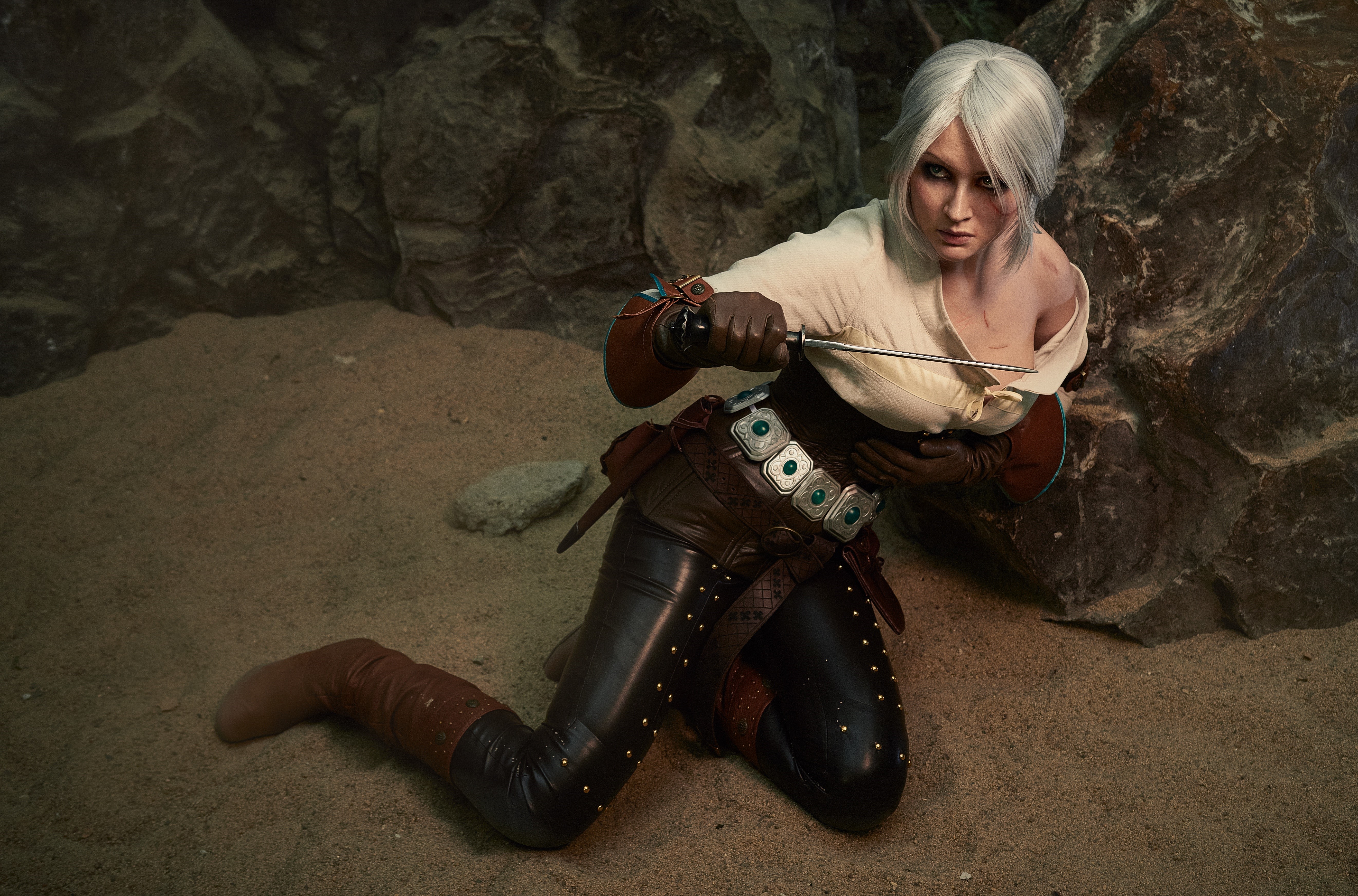Ciri from The Witcher 3: Wild Hunt Cosplay HD Wallpaper