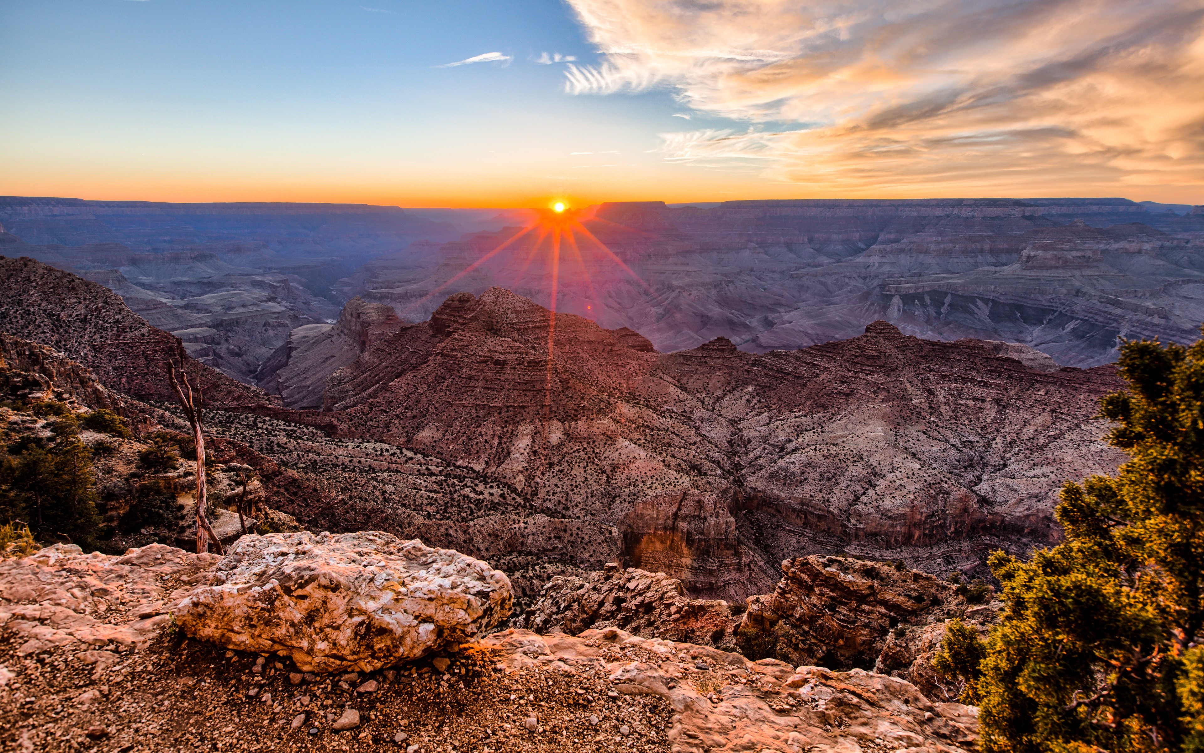 Grand Canyon National Park Sunrise HD Wallpaper